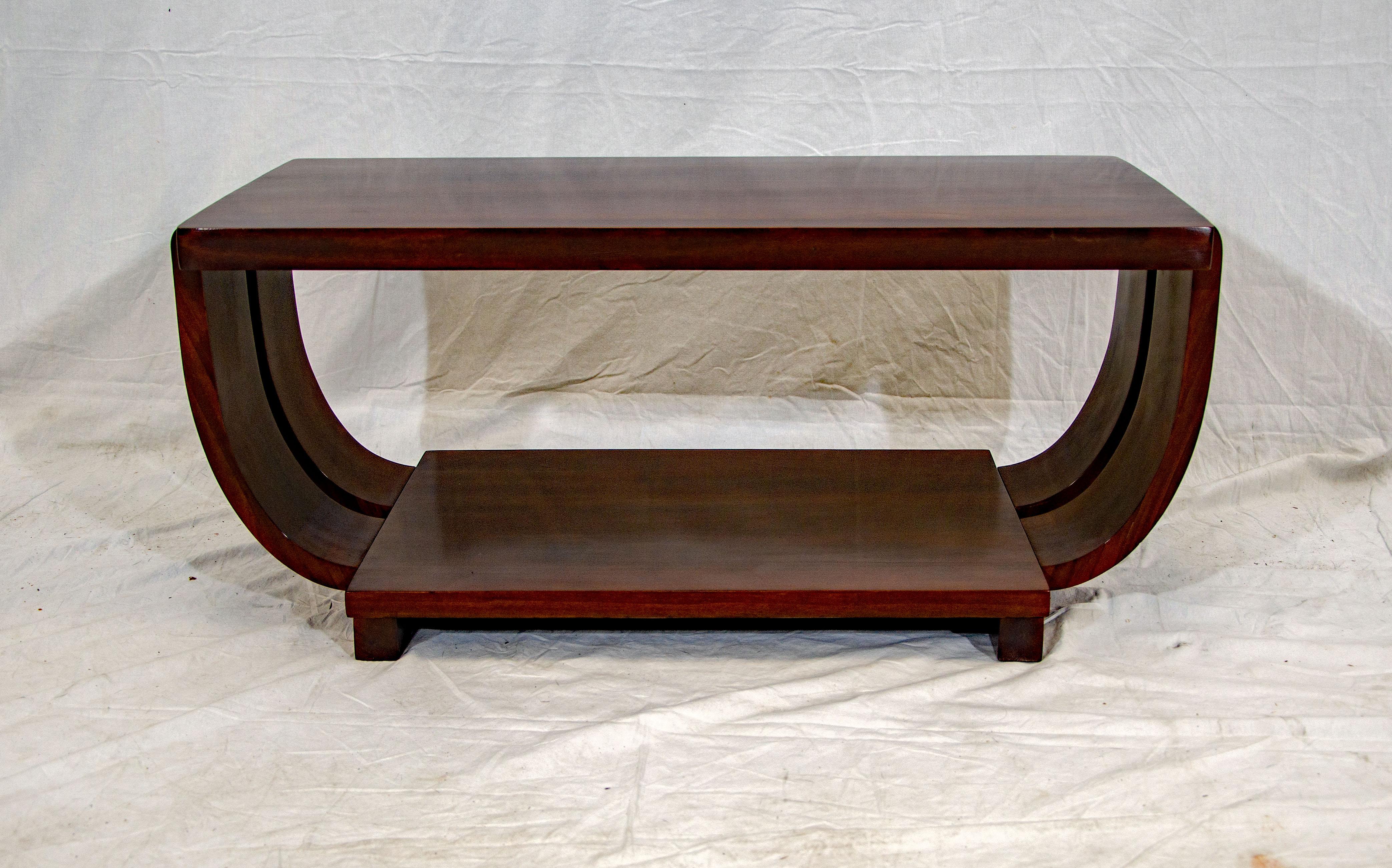 Art Deco Coffee / Cocktail Table, Attributed to Brown Saltman 3