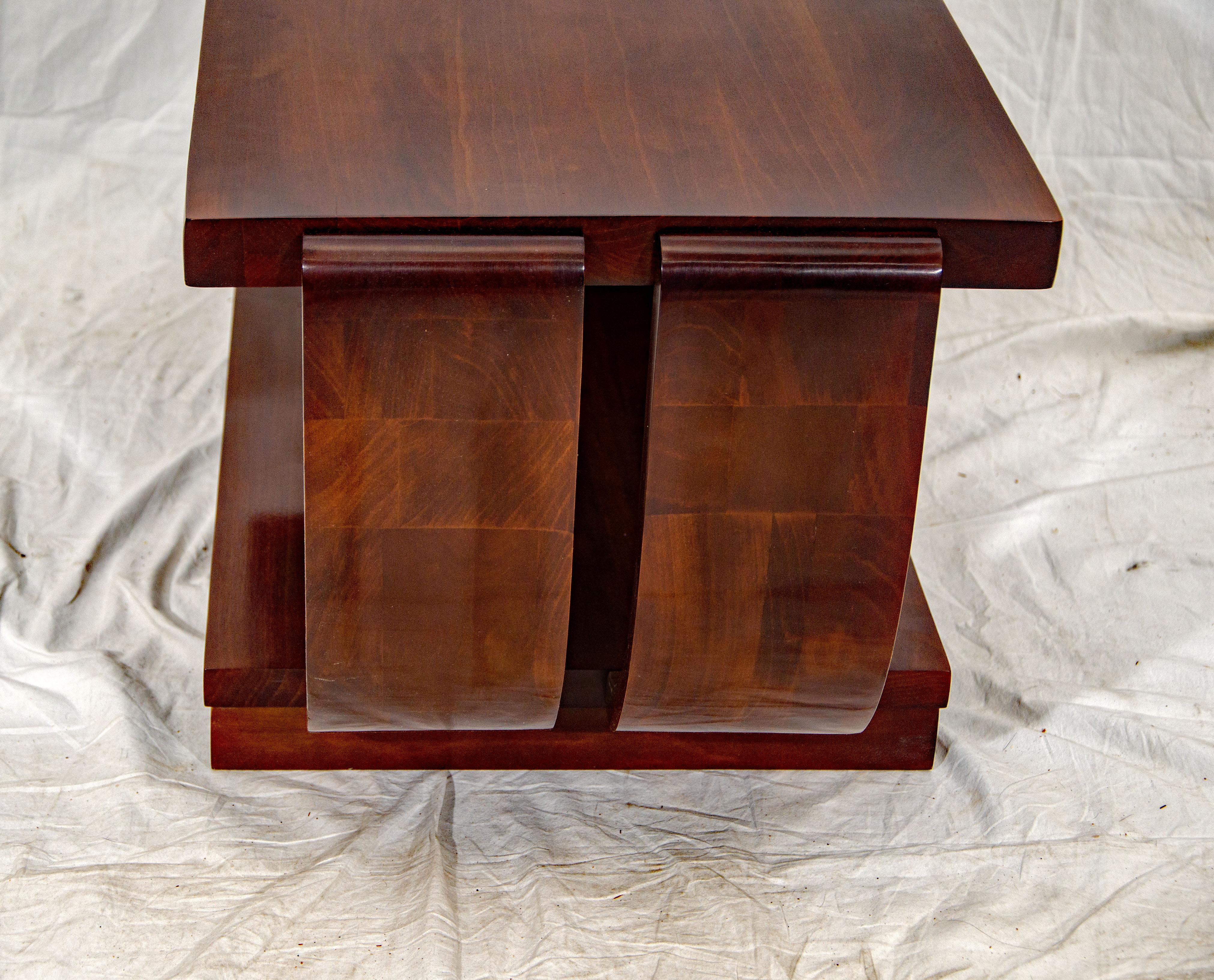 Art Deco Coffee / Cocktail Table, Attributed to Brown Saltman 1