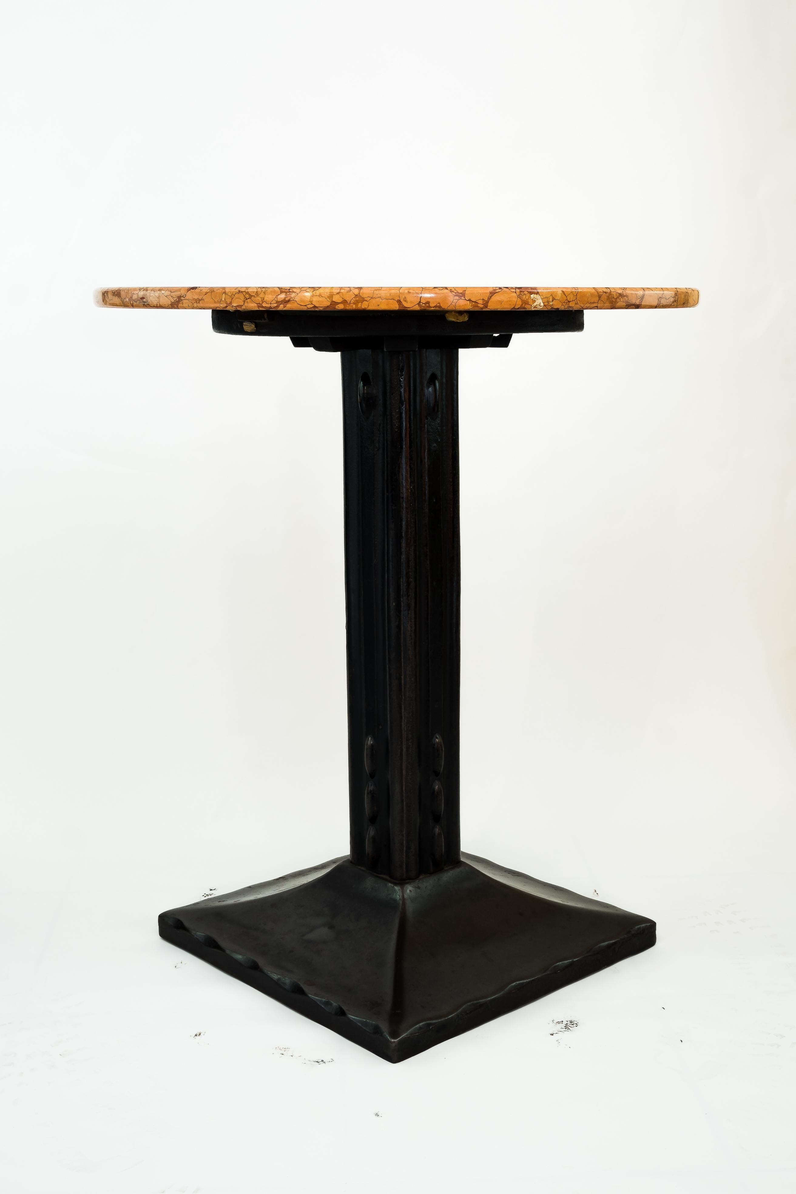 Art Deco Coffee House Table Attr. to Josef Hoffmann For Sale 6