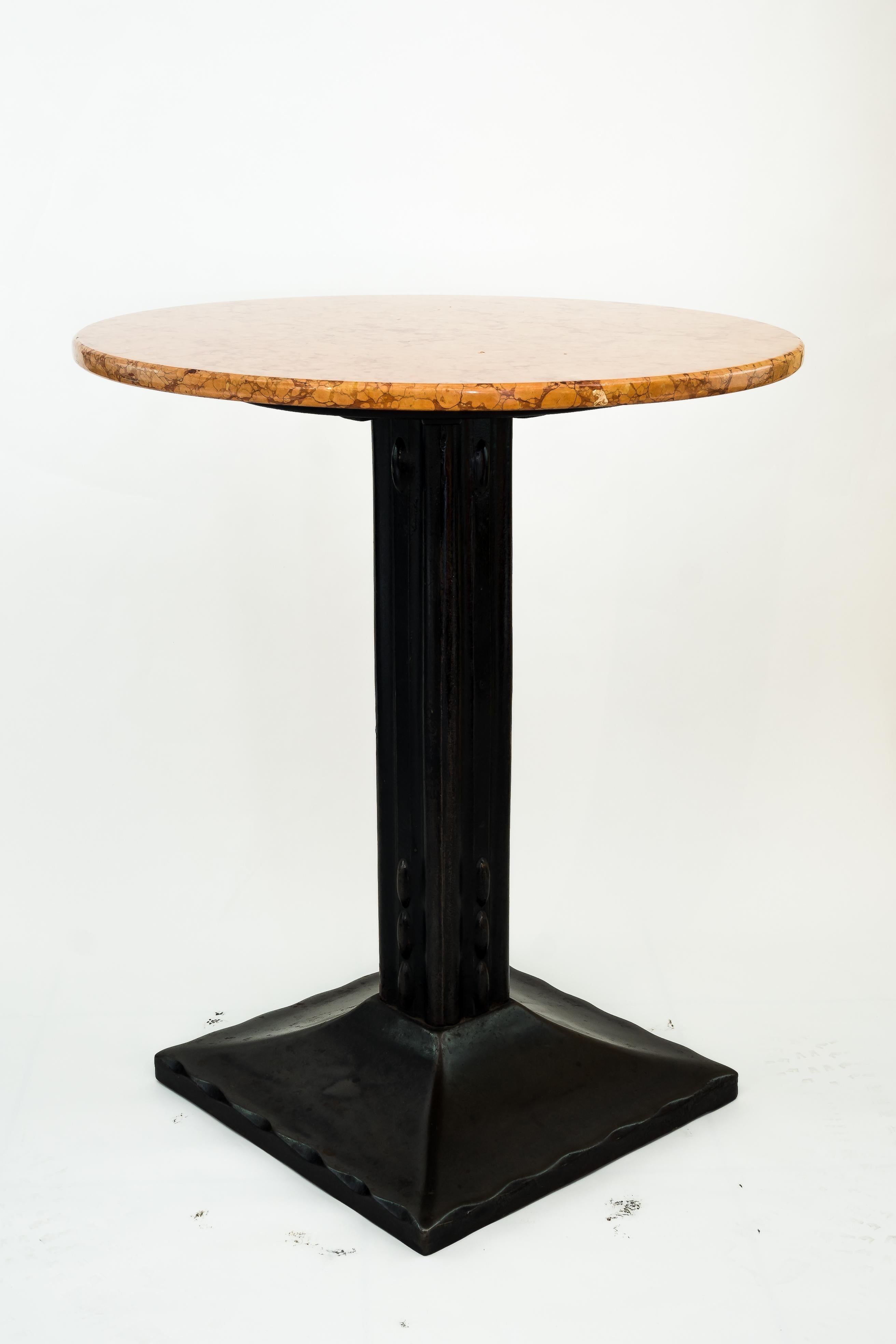 Art Deco Coffee House Table Attr. to Josef Hoffmann For Sale 7