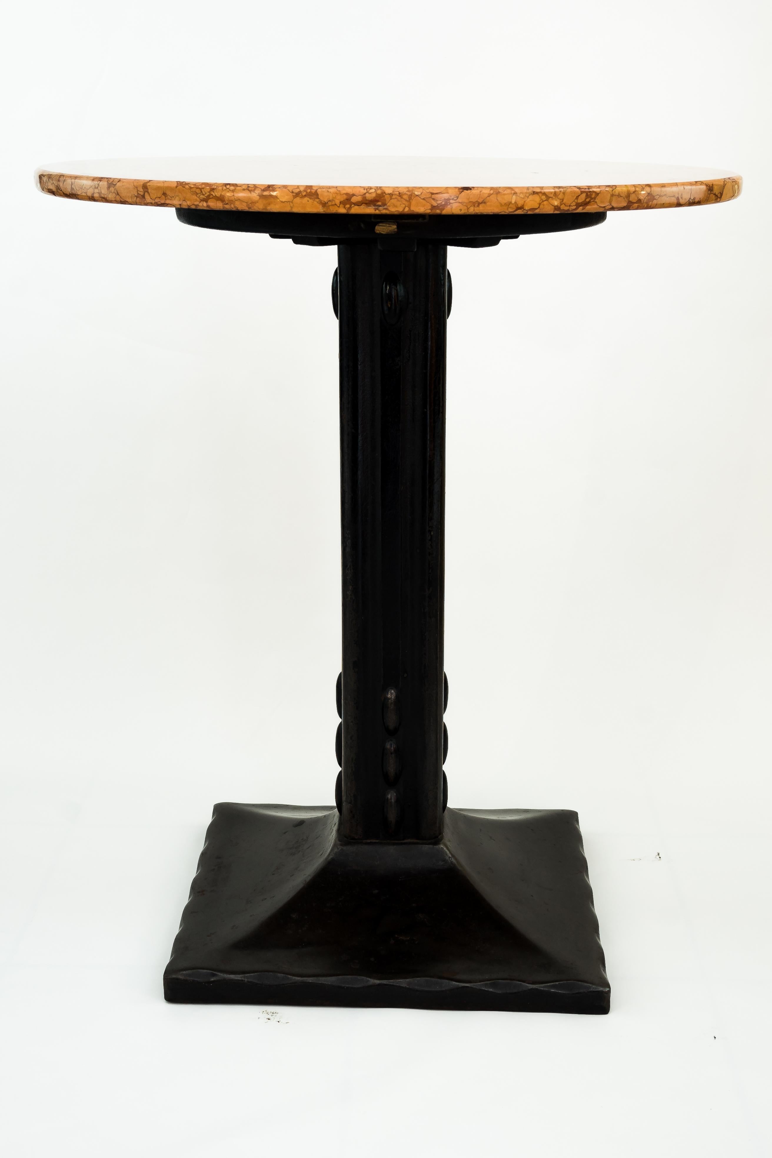 Austrian Art Deco Coffee House Table Attr. to Josef Hoffmann For Sale