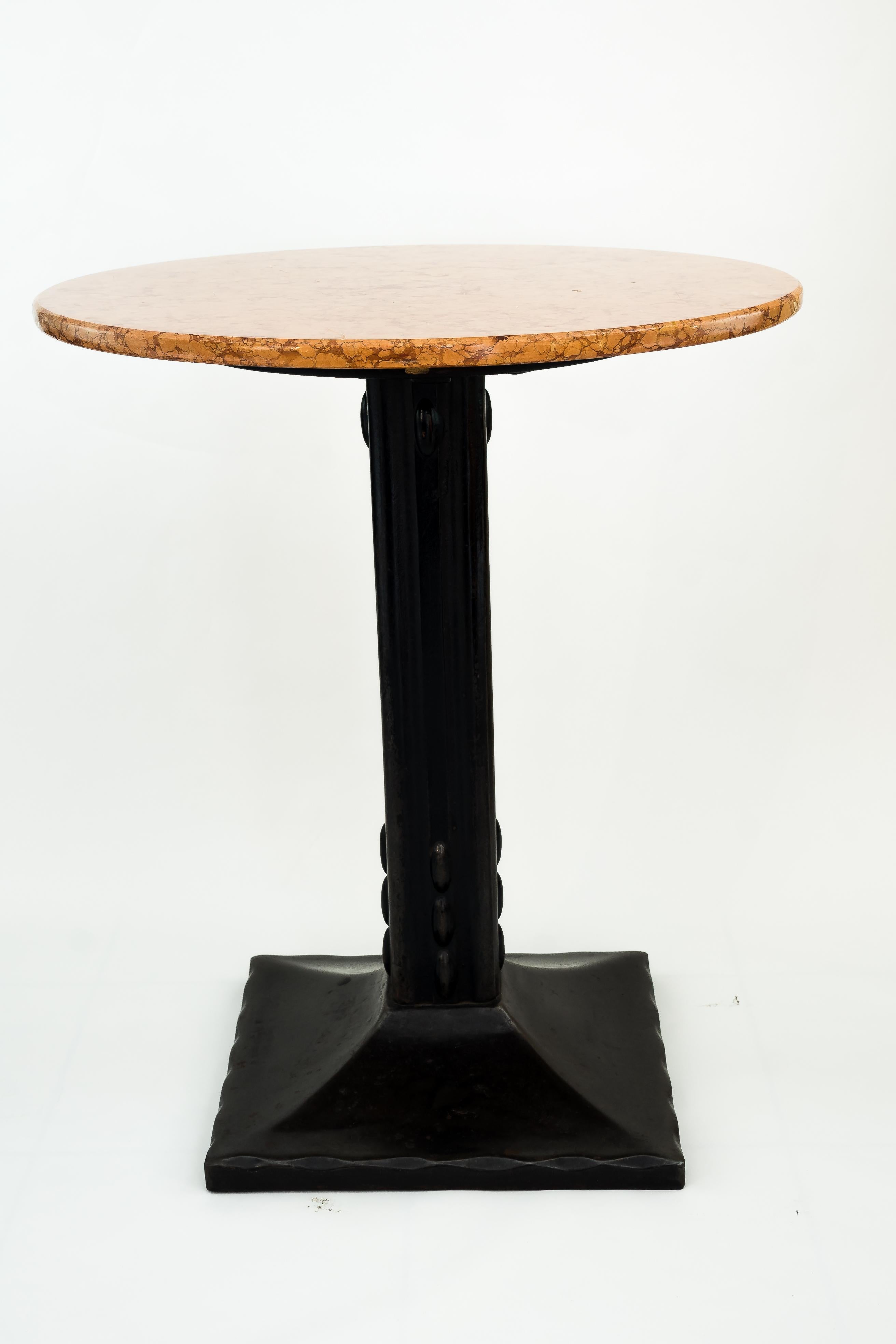 Early 20th Century Art Deco Coffee House Table Attr. to Josef Hoffmann For Sale