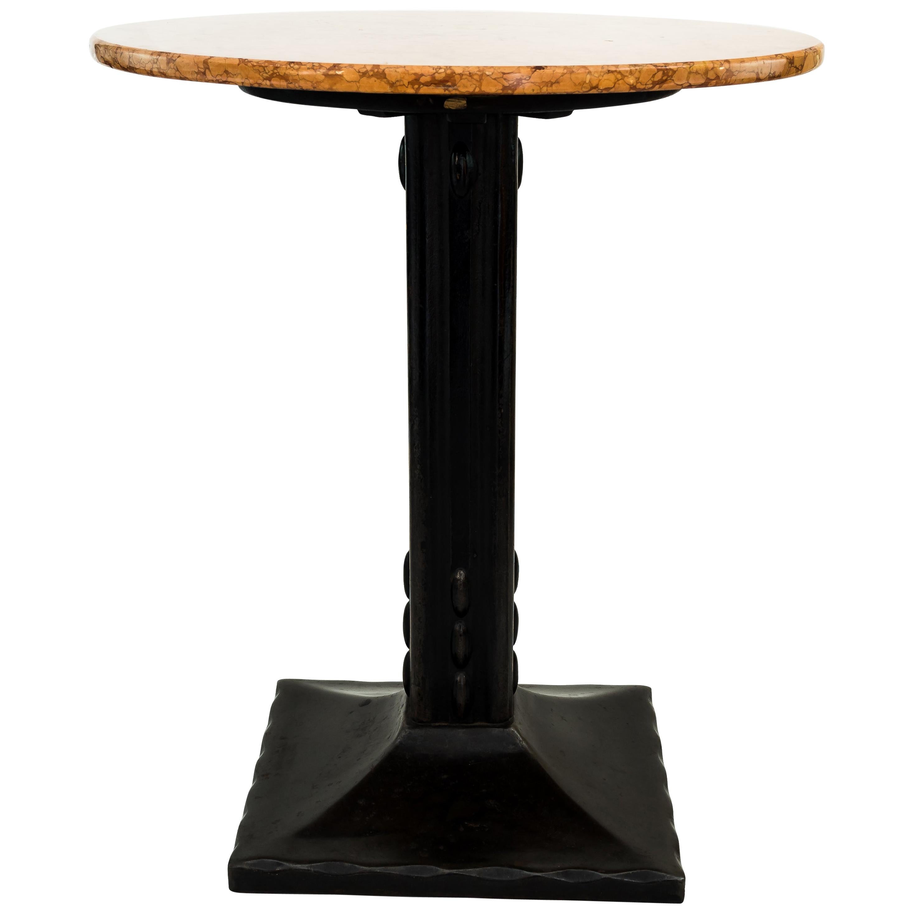 Art Deco Coffee House Table Attr. to Josef Hoffmann For Sale