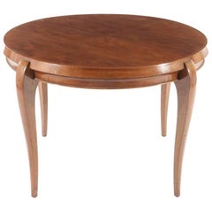 Art Deco Coffee or Center Table with Sabre Leg