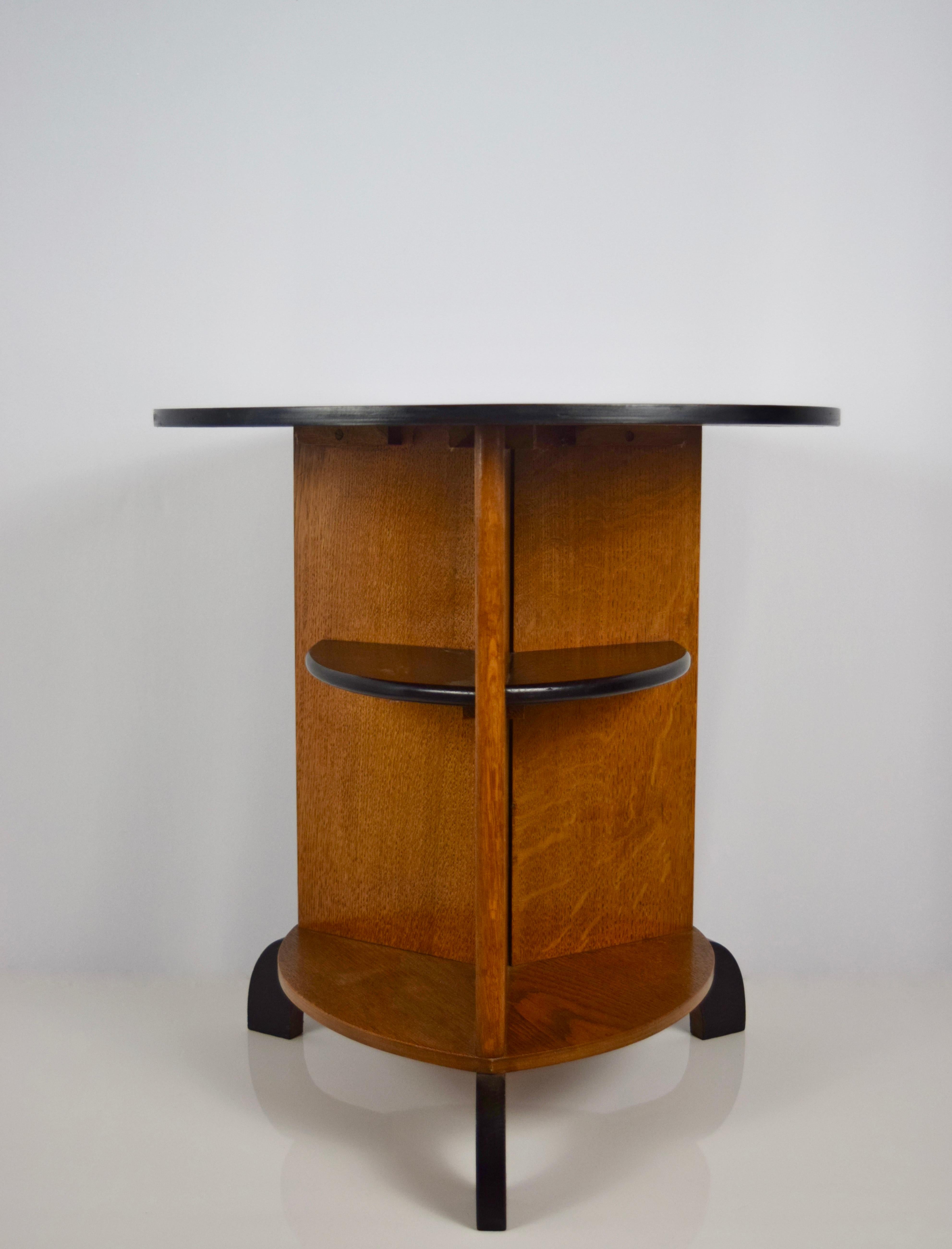 Art Deco Coffee or Side Table 'The Hague School', the Netherlands, 1920s In Good Condition In Hellouw, NL