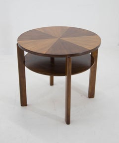 Table basse ou table à thé Art déco par UP Zavody, années 1930, restaurée