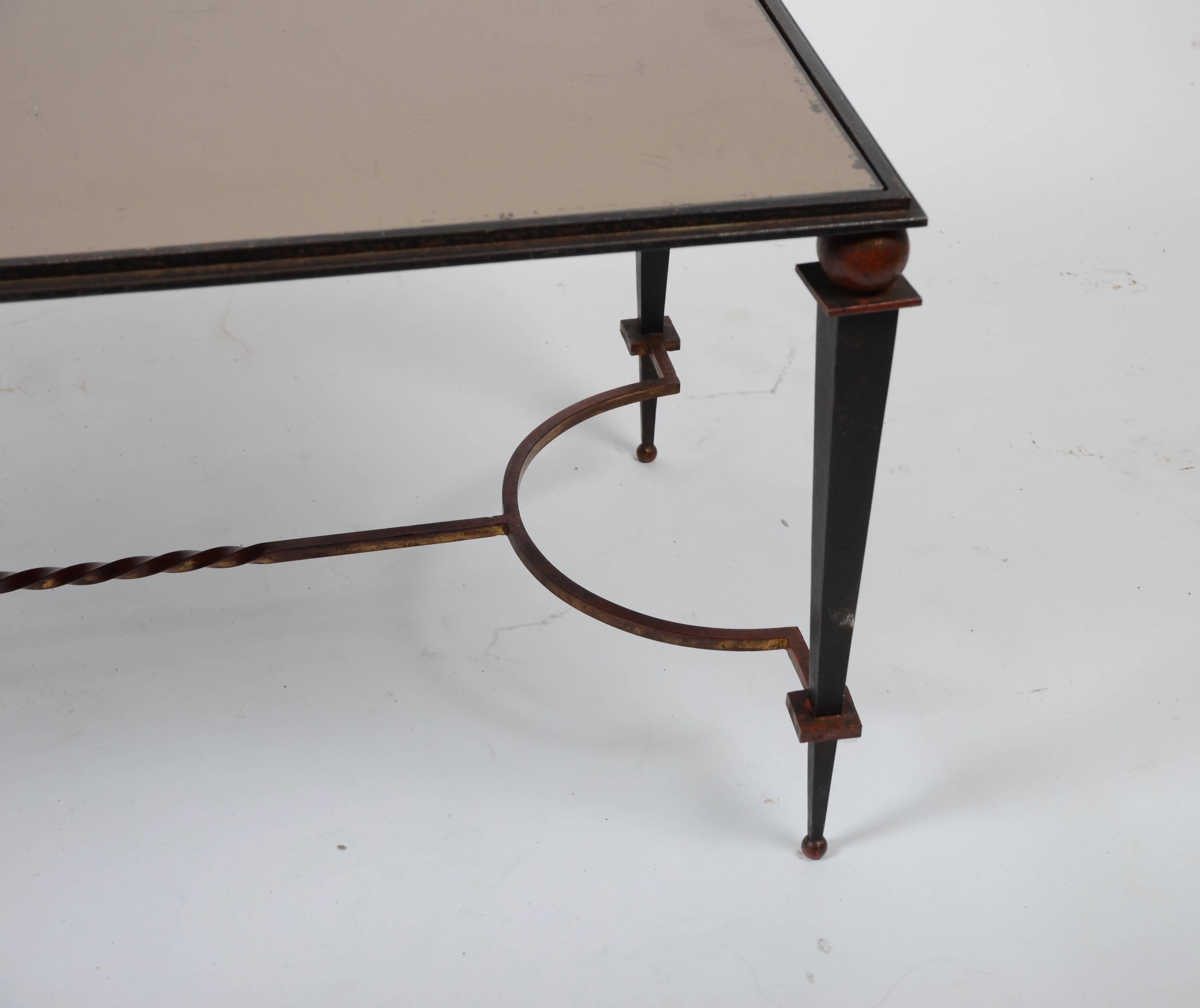 Art Deco, Coffee / Side Table, France, 1940s In Fair Condition In Stockholm, SE