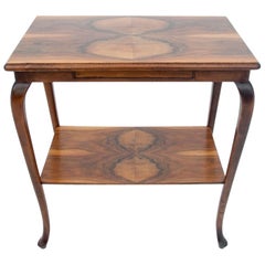 Art Deco Coffee Side Table, Poland, 1950s