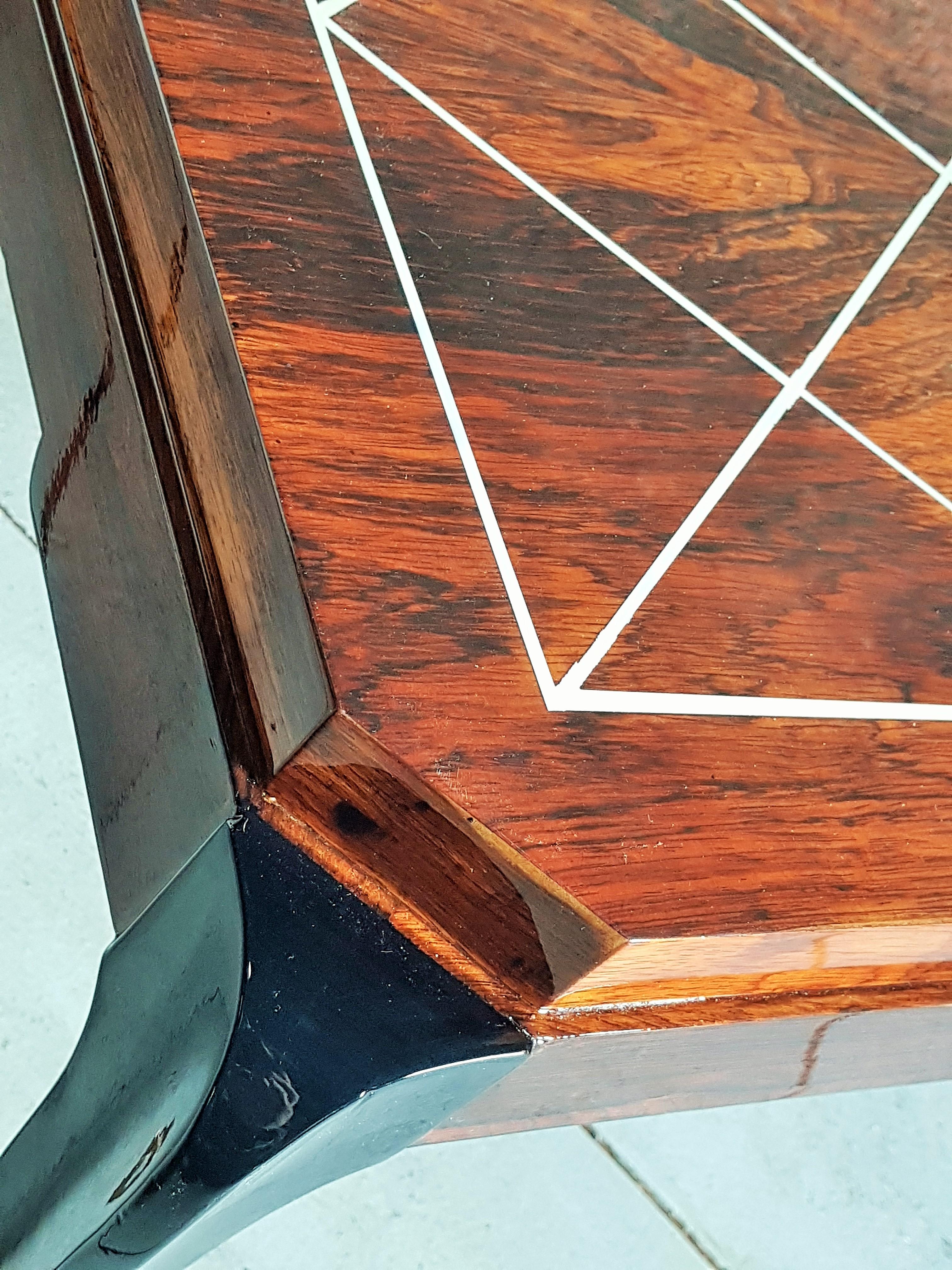 Art Deco Coffee Side Table, signed, France, 1935 For Sale 11