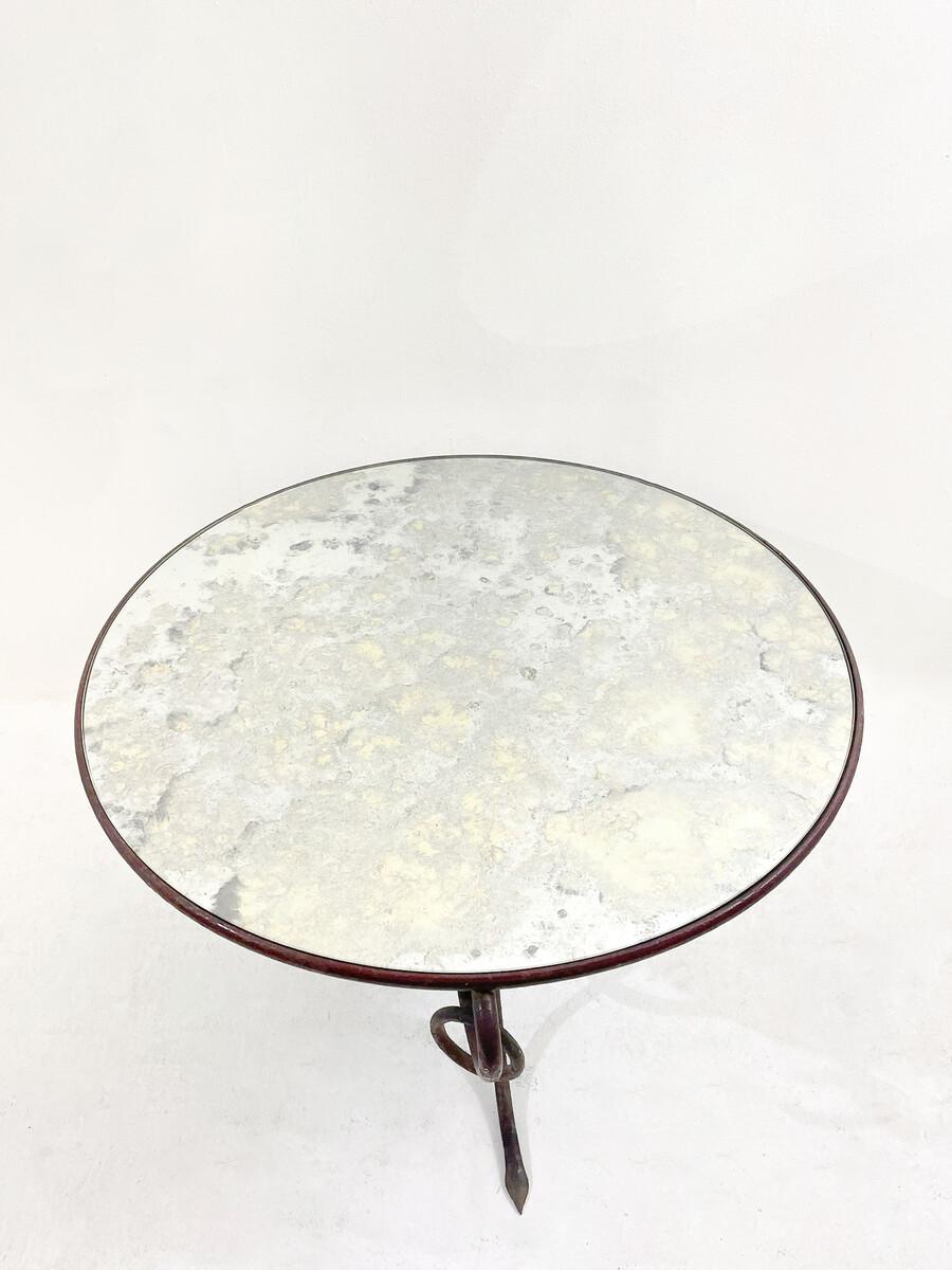 Art Deco Coffee Table attributed to René Drouet, 1940s, France For Sale 8