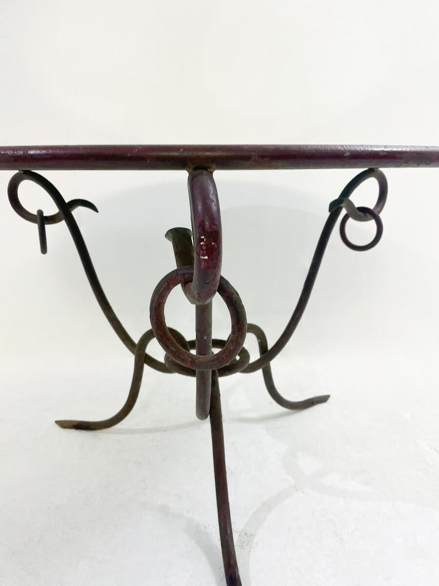 French Art Deco Coffee Table attributed to René Drouet, 1940s, France For Sale