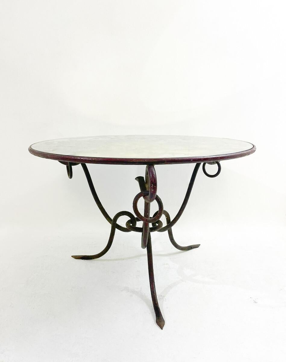 Art Deco Coffee Table attributed to René Drouet, 1940s, France In Good Condition For Sale In Brussels, BE