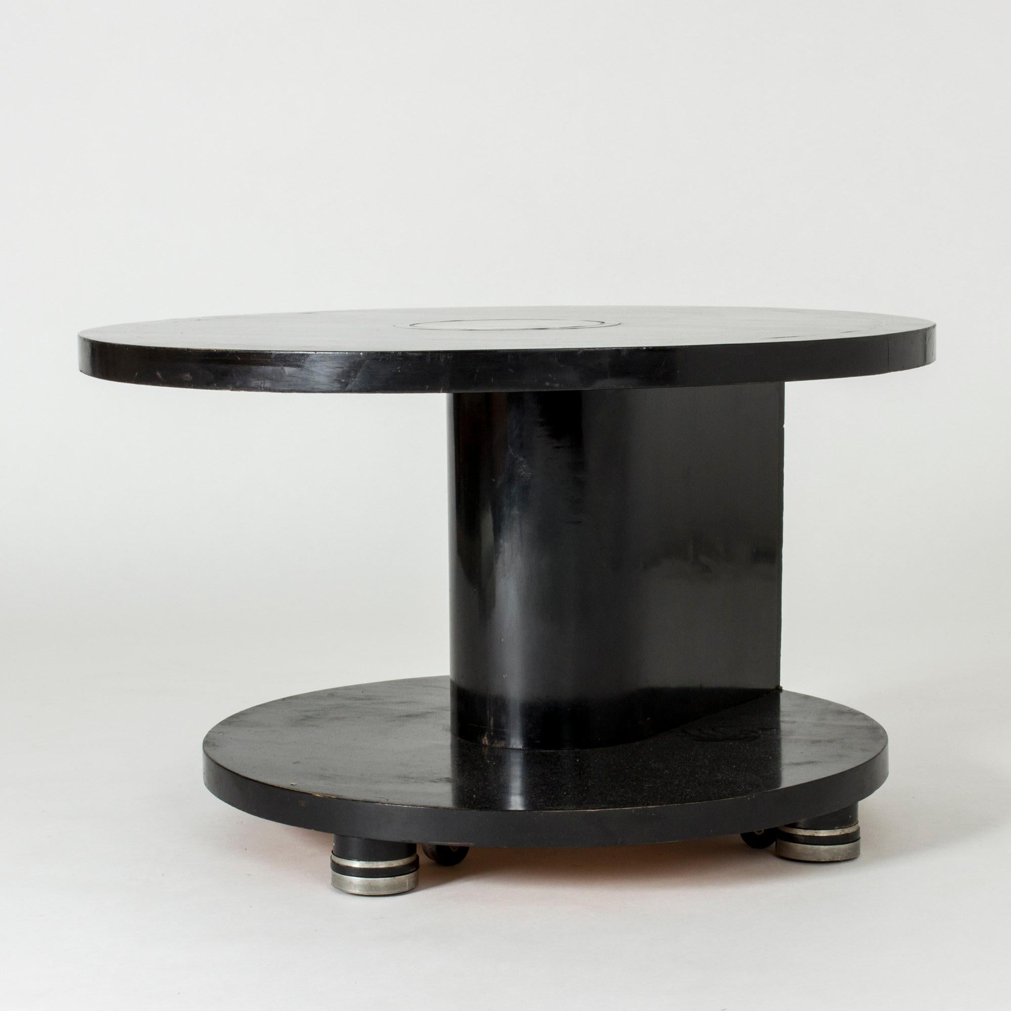 Scandinavian Modern Art Deco Coffee Table by Alvar Andersson