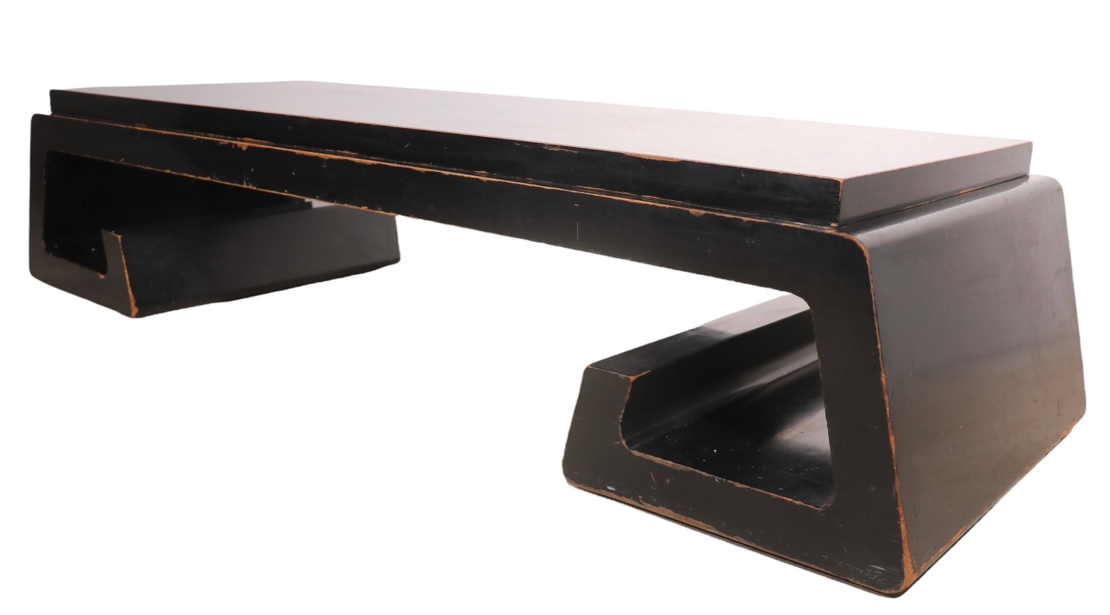Art Deco Coffee Table by James Mont in Original Estate Condition For Sale 3