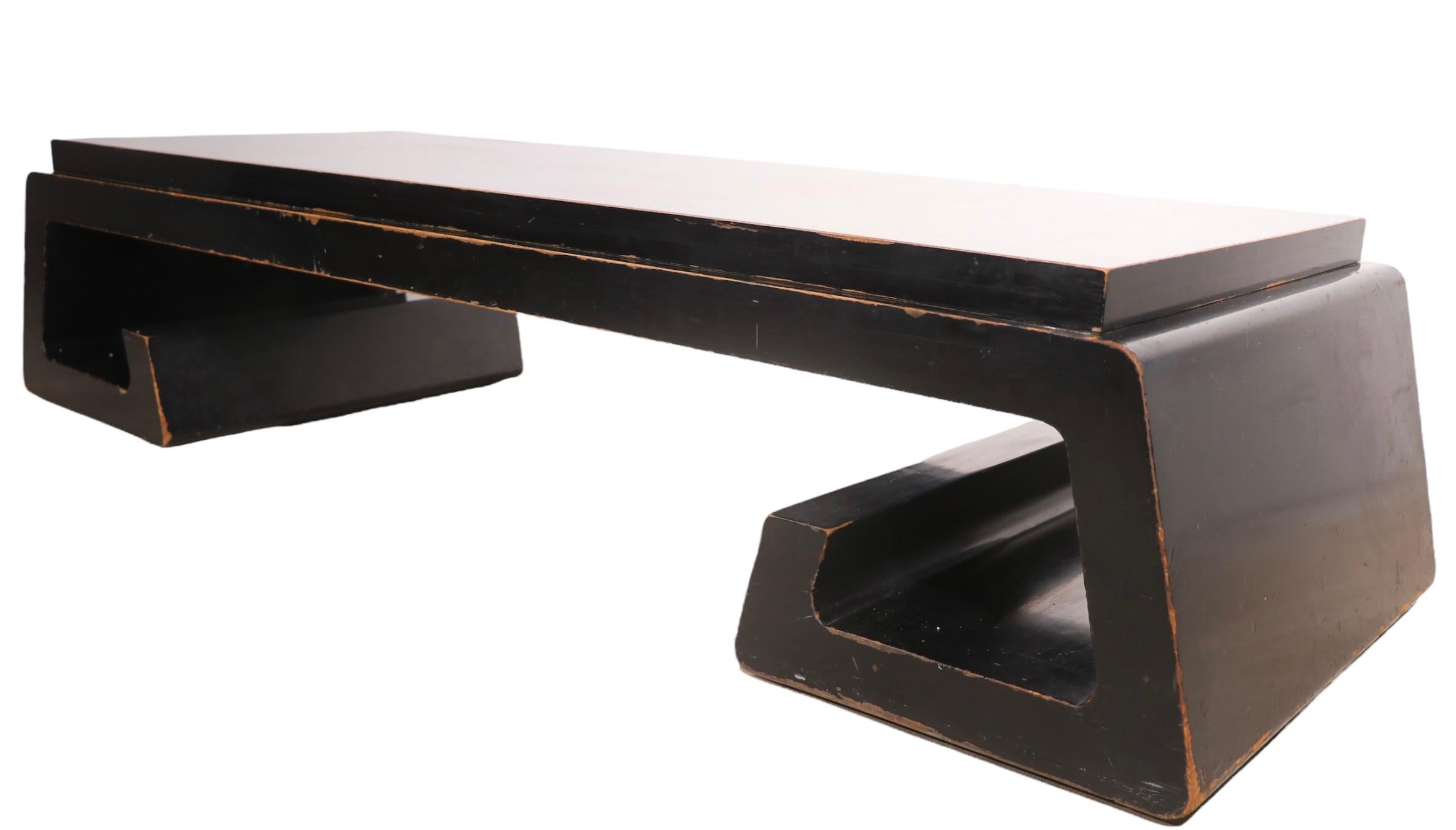 Art Deco Coffee Table by James Mont in Original Estate Condition For Sale 1