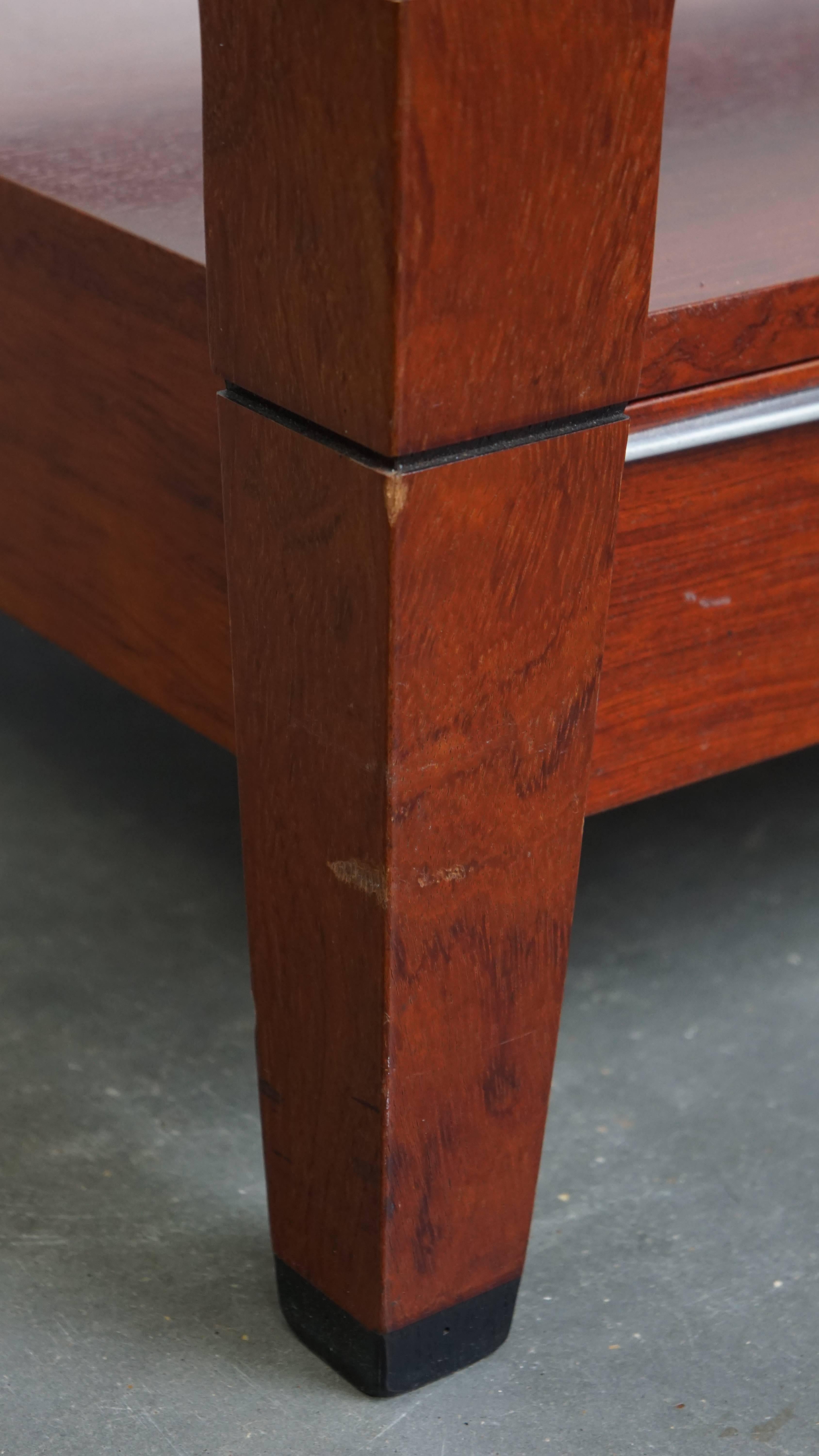 Art Deco Coffee Table by Schuitema from the Decoforma Series with Glass Top and For Sale 6