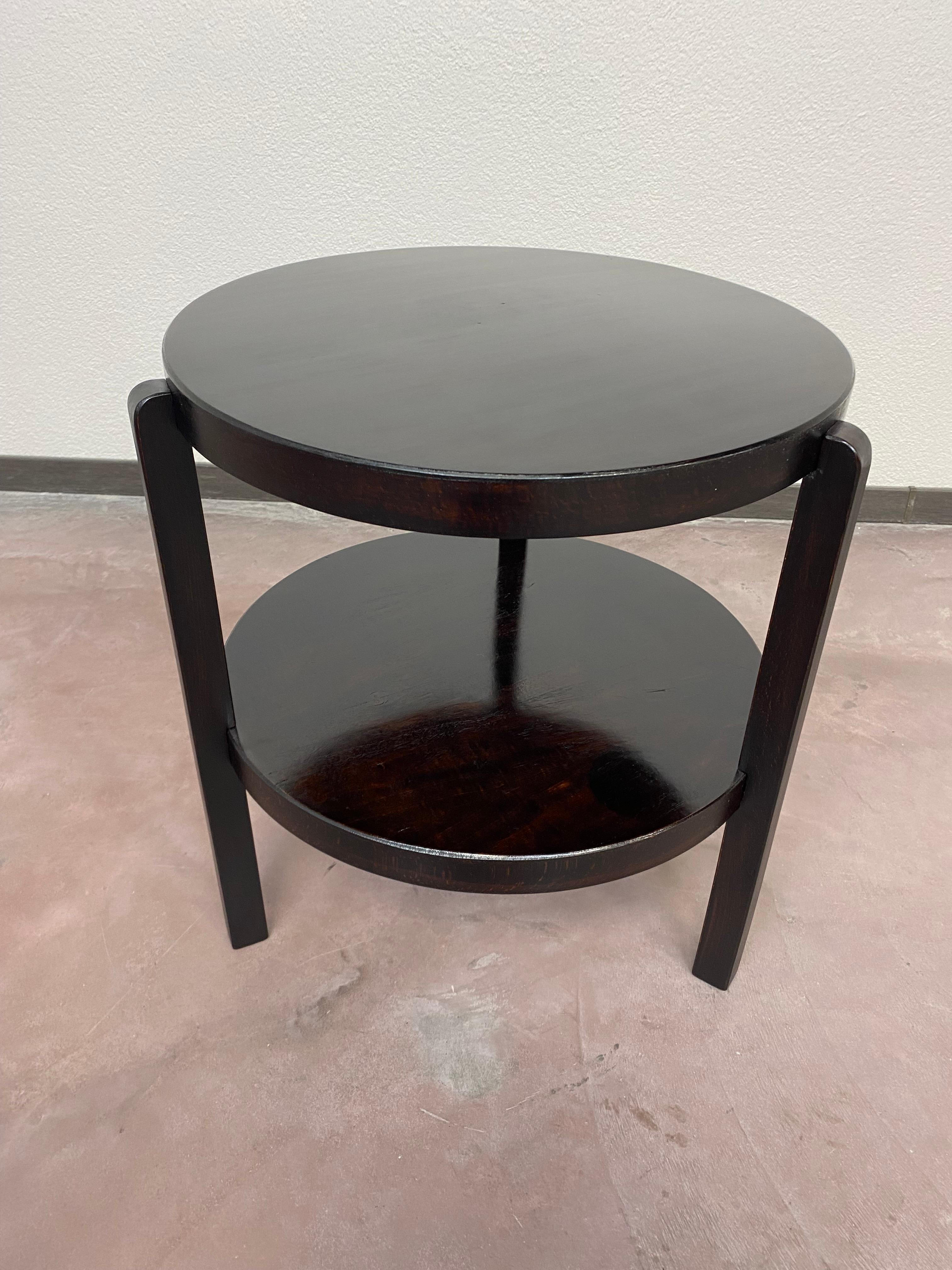 Wood Art Deco Coffee Table by Thonet Mundus