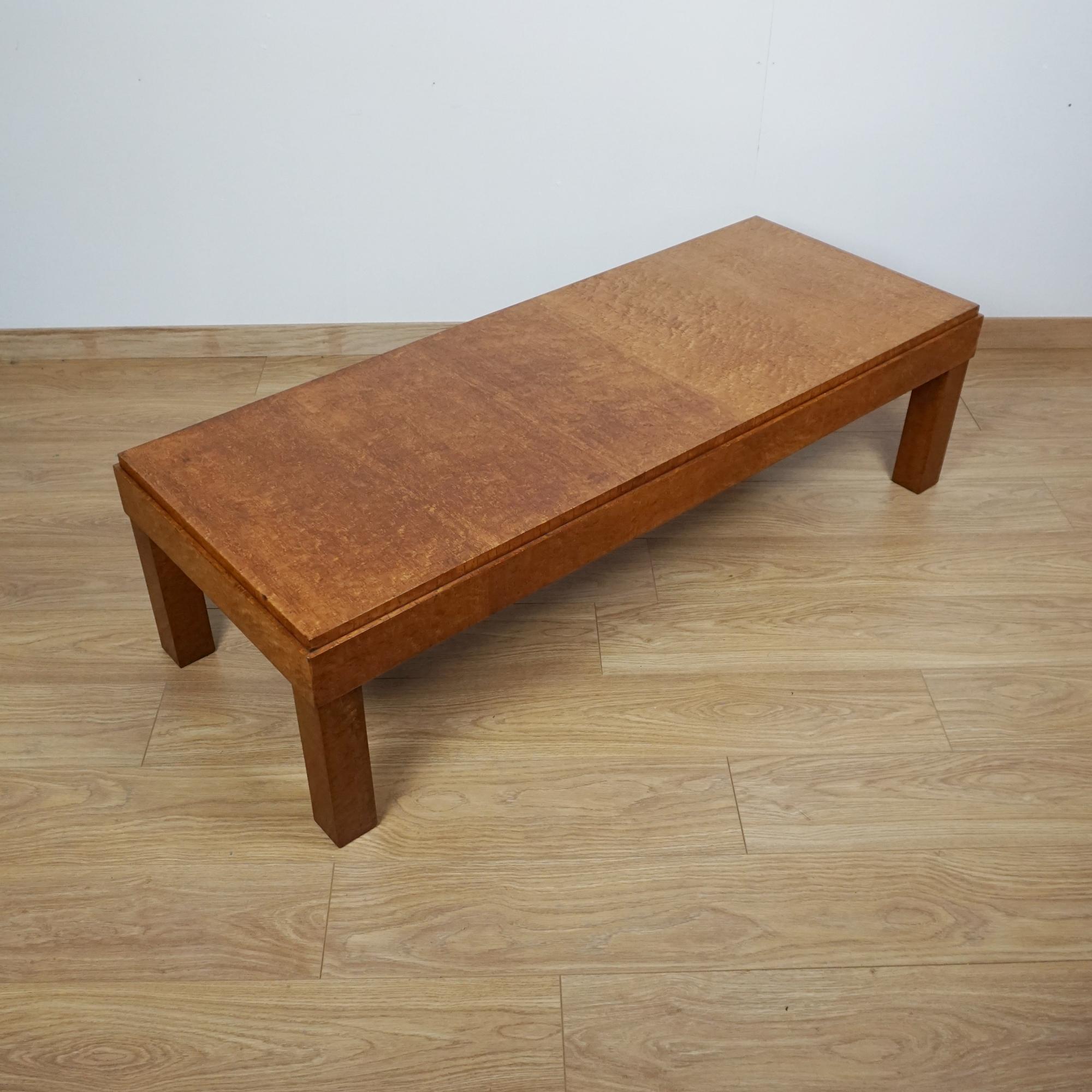 Early 20th Century Art Deco Coffee Table by Waring & Gillow For Sale
