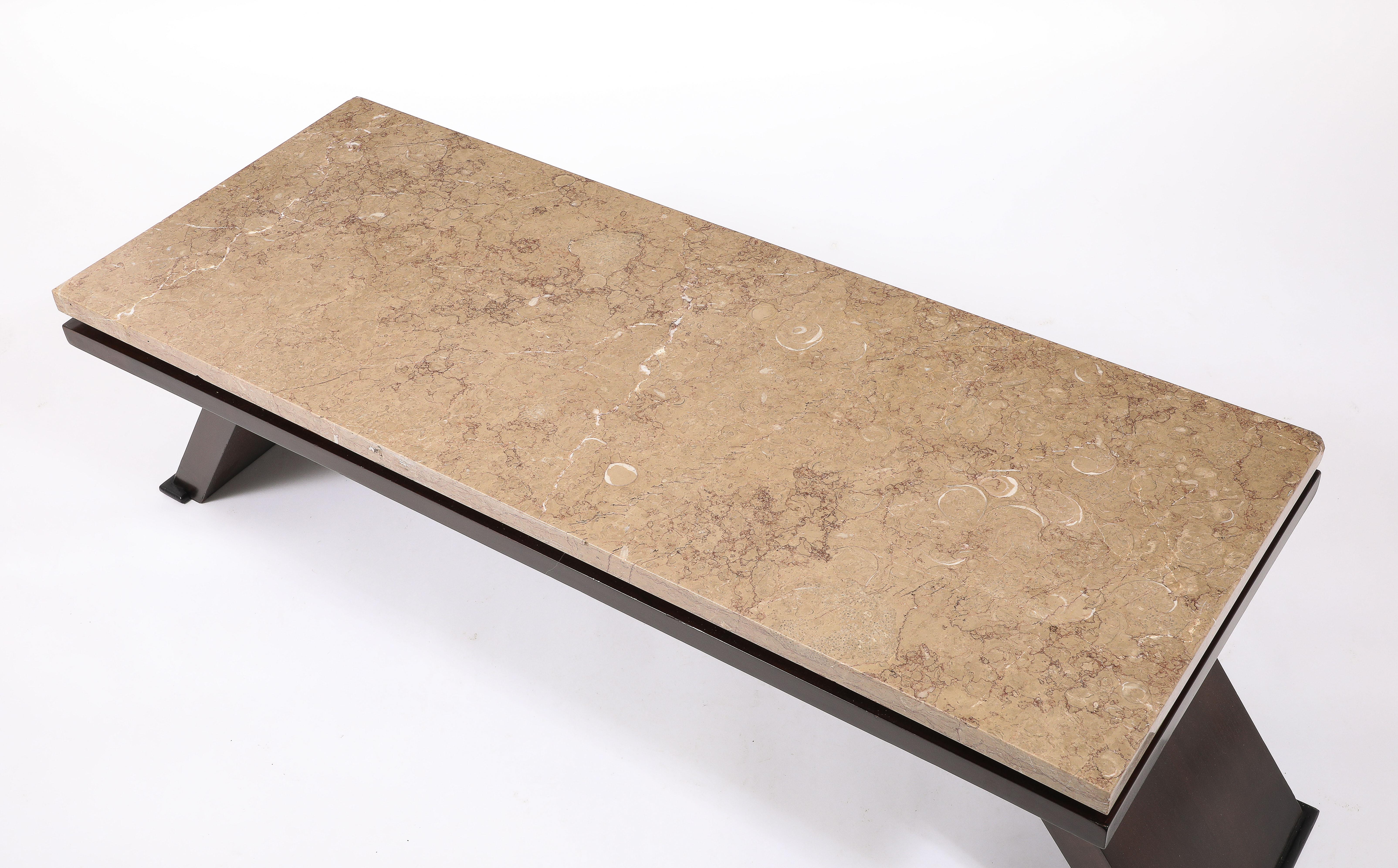 20th Century Art Deco Coffee Table, France 1940's For Sale