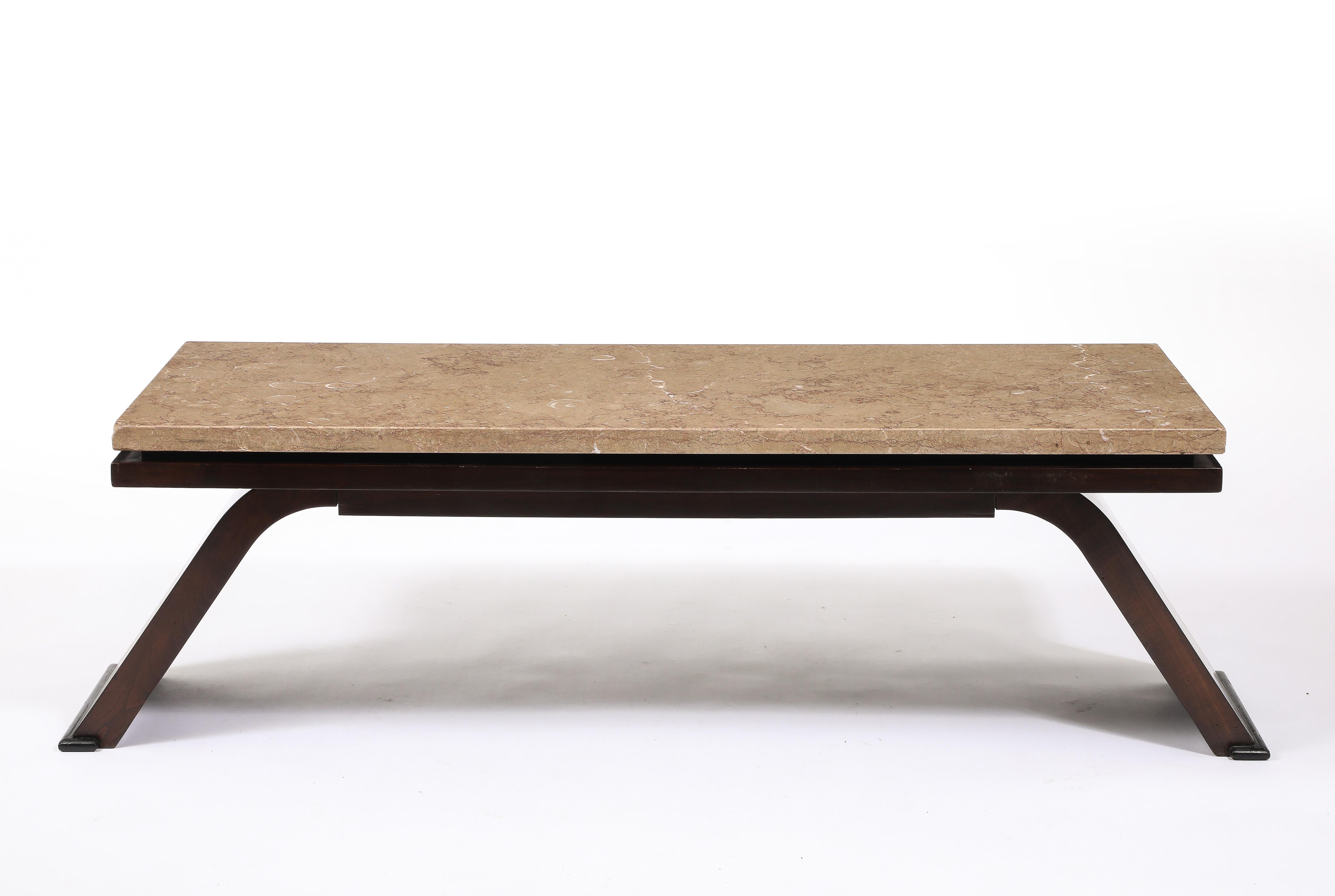 Art Deco Coffee Table, France 1940's For Sale 2