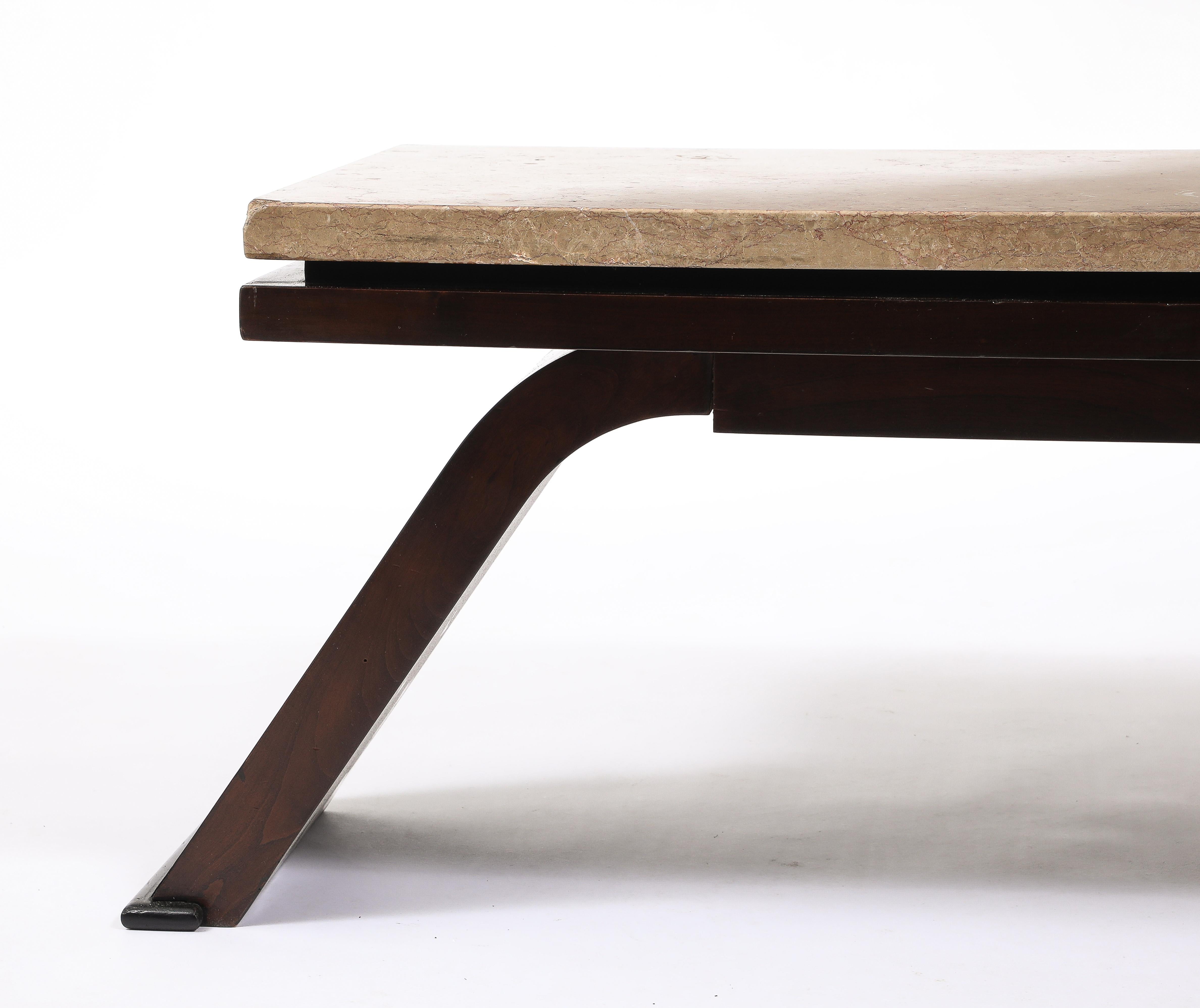 Art Deco Coffee Table, France 1940's For Sale 3