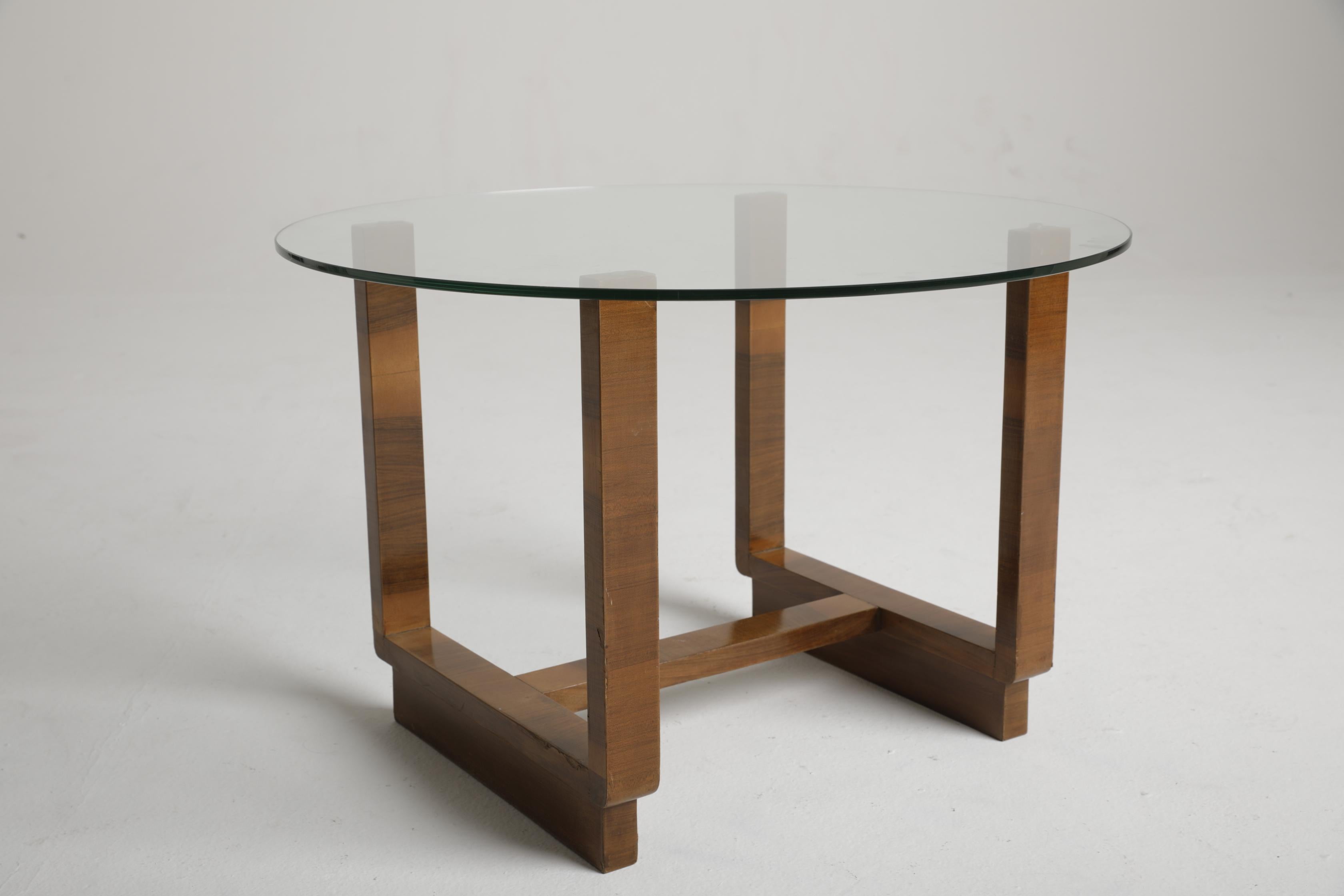 Art Deco coffee table in the style of Melchiorre Bega, Italy 1930s For Sale 2