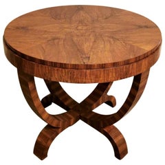 Art Deco Coffee Table in Walnut-Burr, Austria