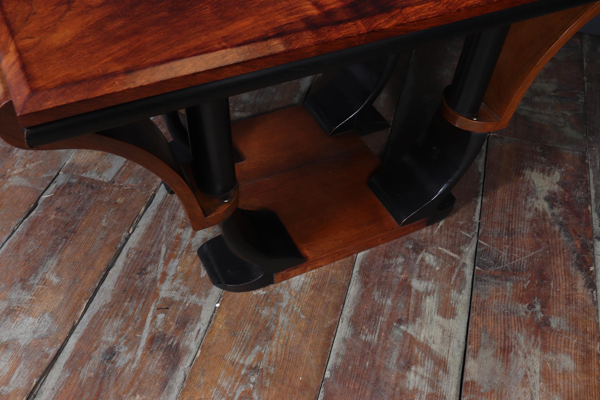 Art Deco Coffee Table in Walnut 8