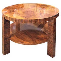 Art Deco Coffee Table in Walnut