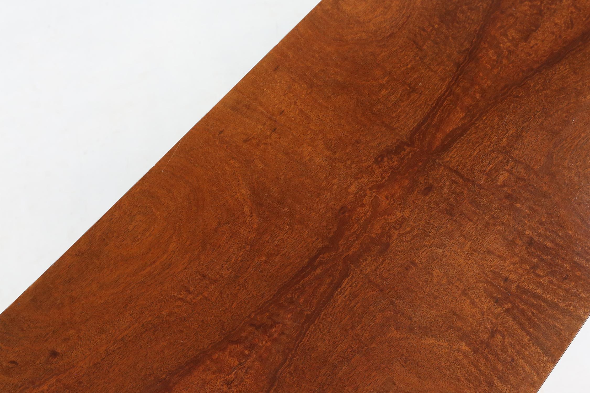 Art Deco coffee table in wood with organic legs, Belgium ca. 1930 2