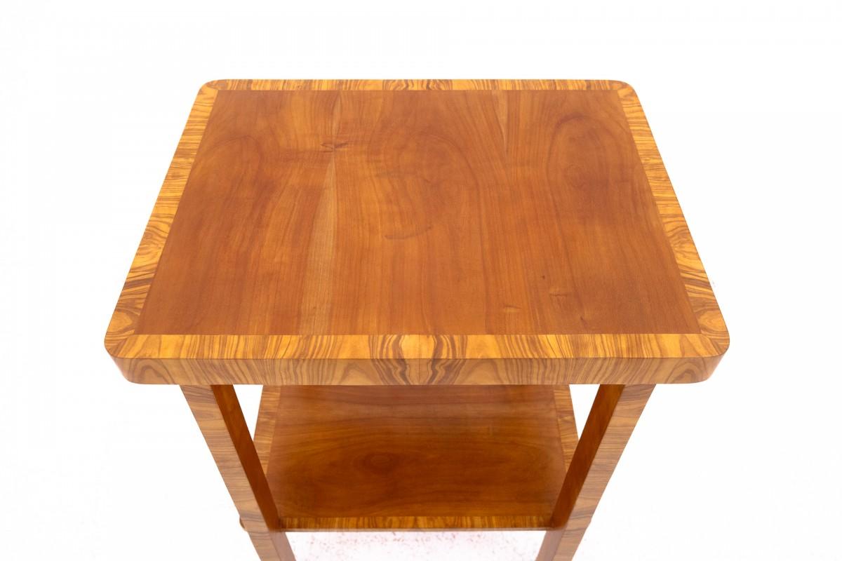 Table basse Art déco, Pologne, vers 1950. Bon état - En vente à Chorzów, PL