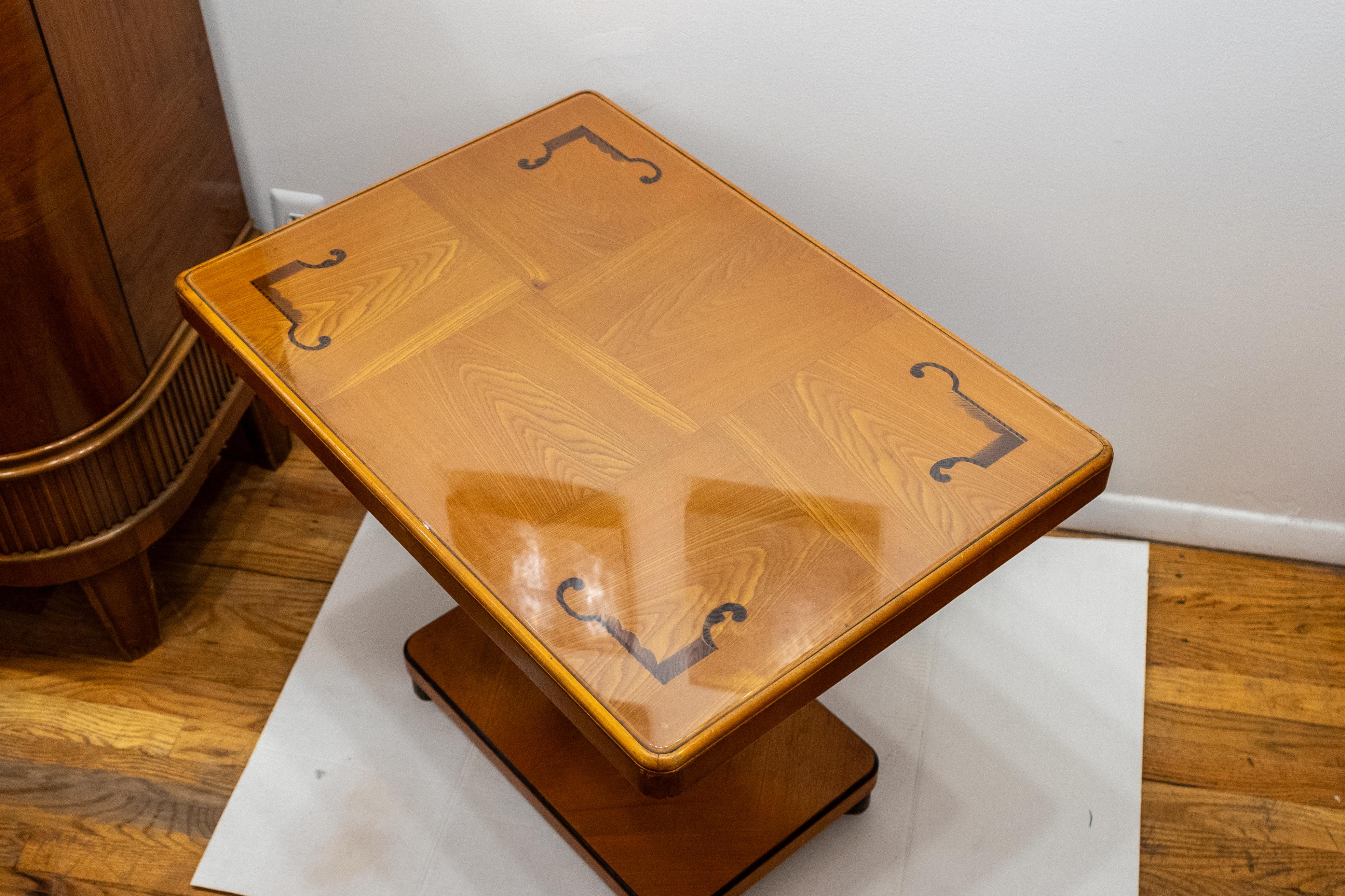 Swedish Art Deco Coffee Table, Sweden 1945 For Sale