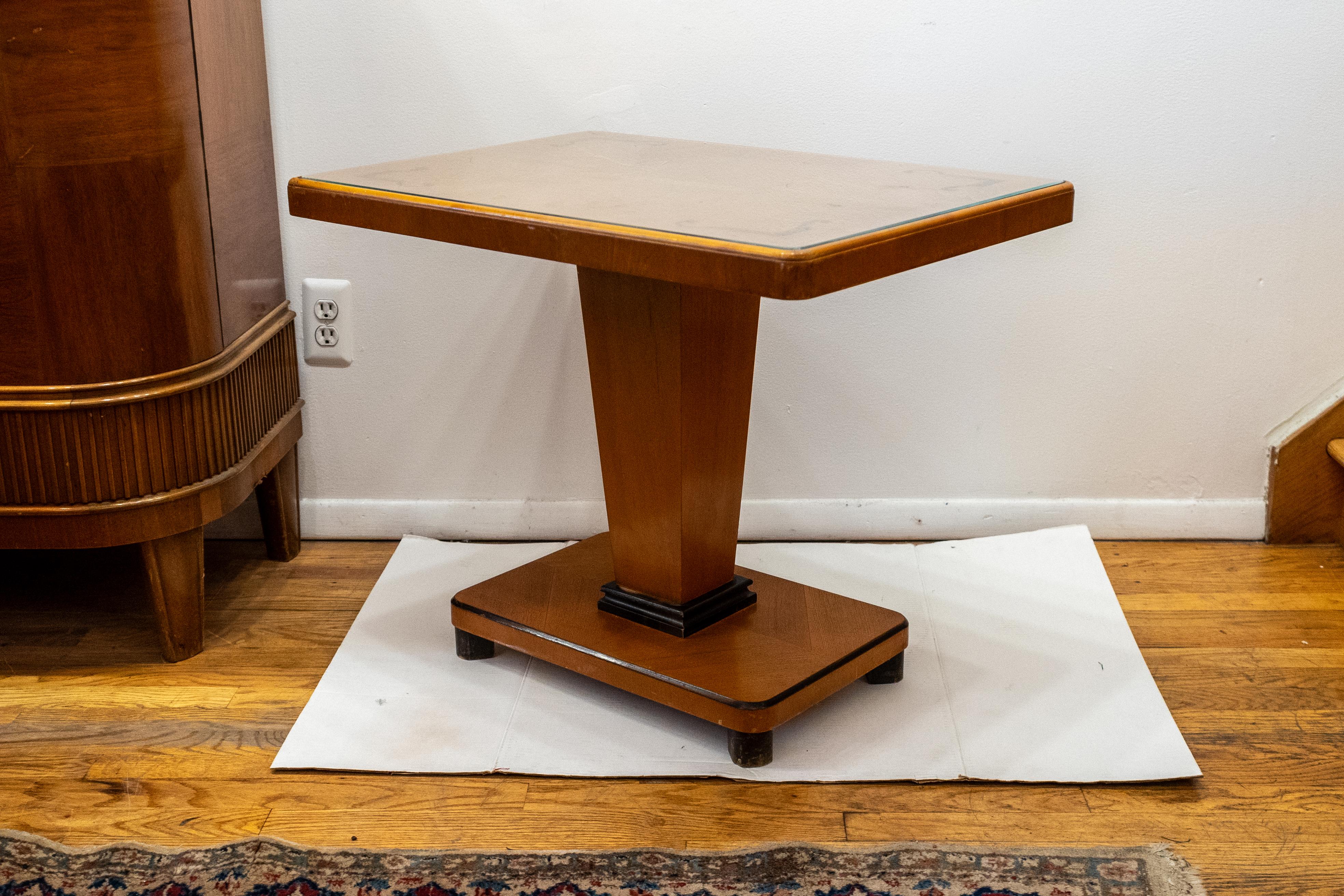 Art Deco Coffee Table, Sweden 1945 In Fair Condition For Sale In New York, NY