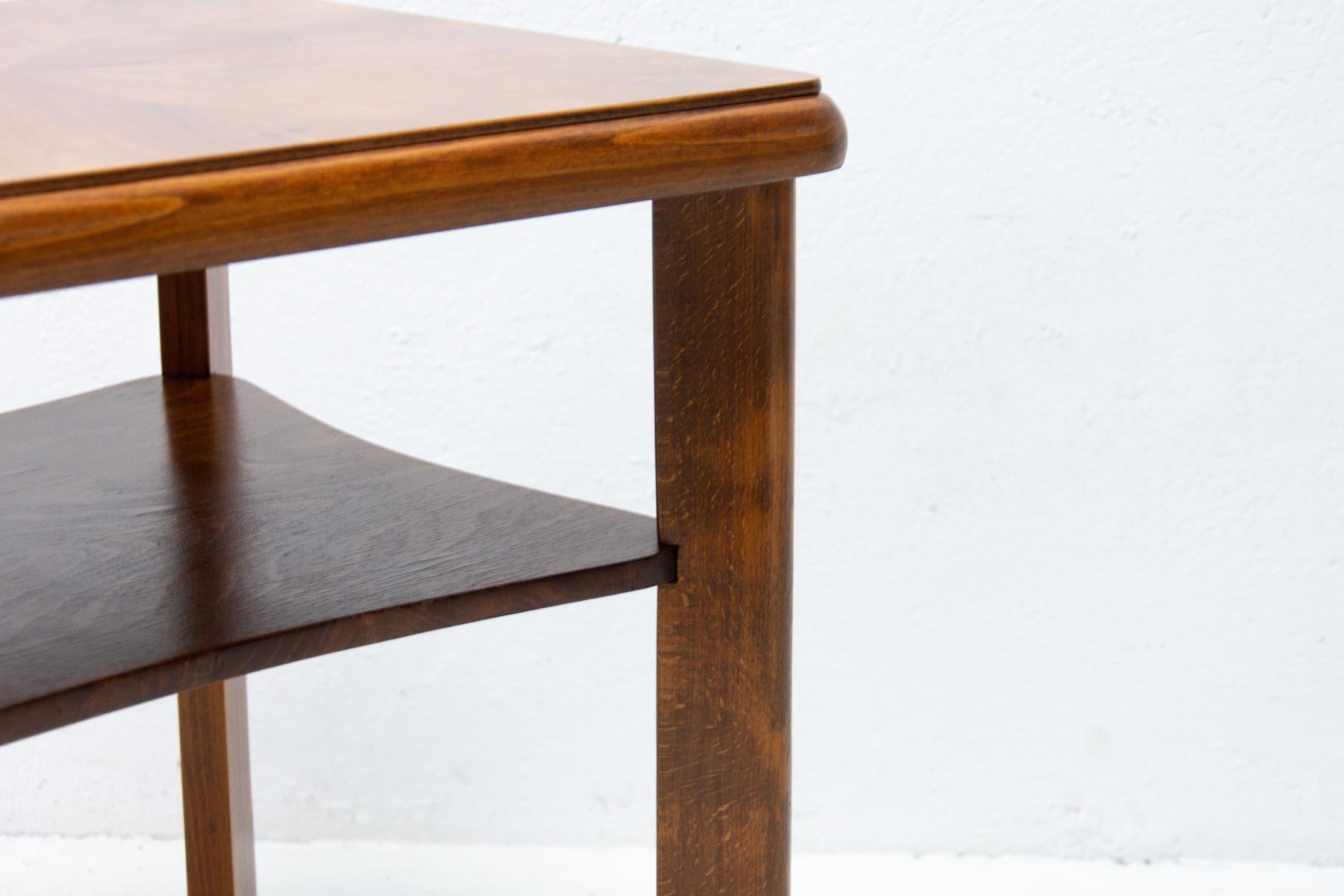 Art Deco Couchtisch Thonet, 1930er Jahre, Tschechoslowakei im Angebot 7