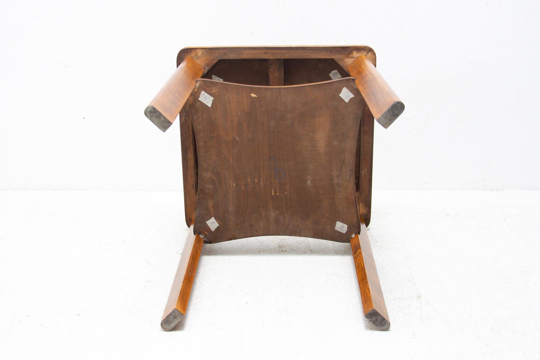 Art Deco Couchtisch Thonet, 1930er Jahre, Tschechoslowakei im Angebot 8