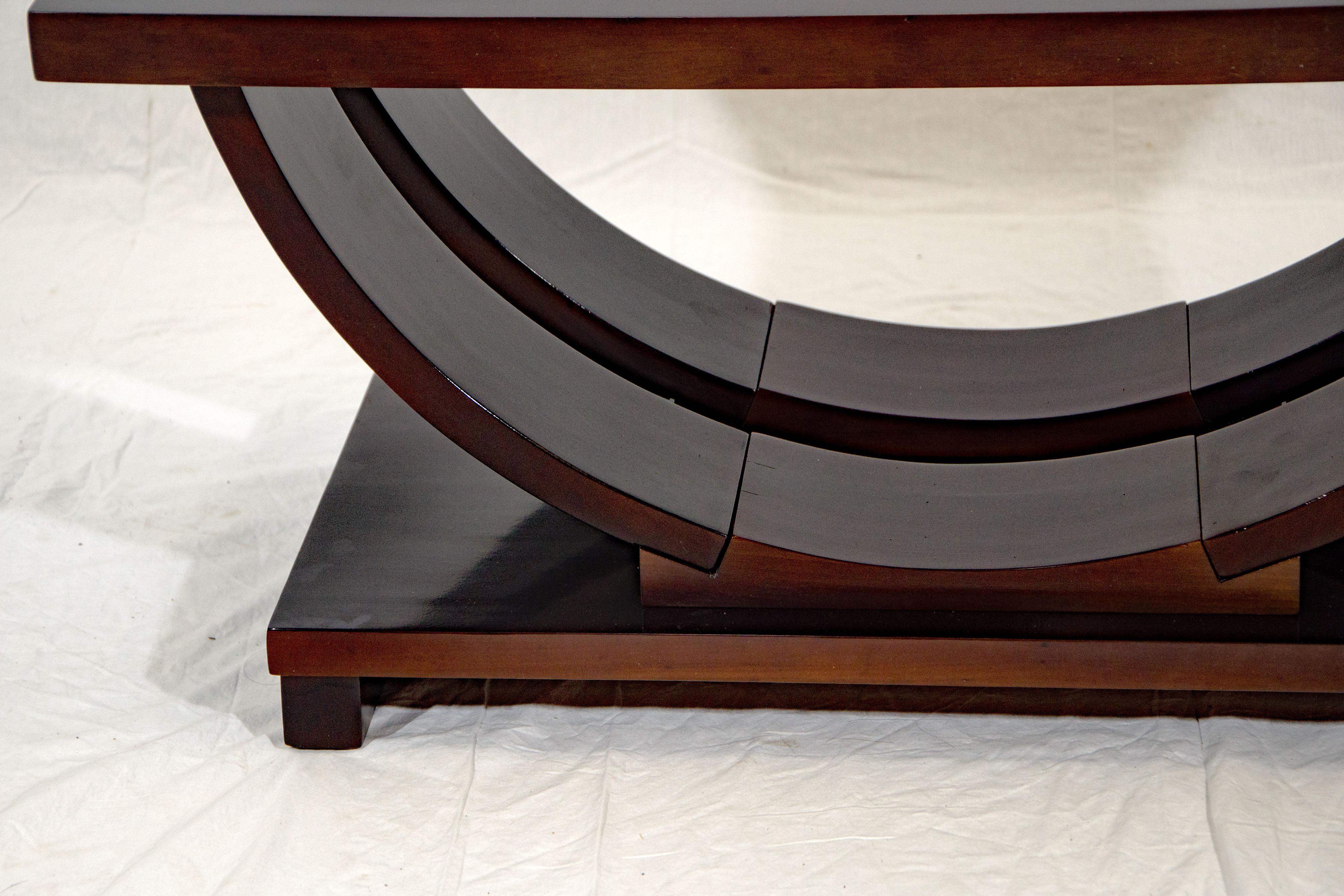 Art Deco Coffee Table and Two End Tables, Set of Three 1