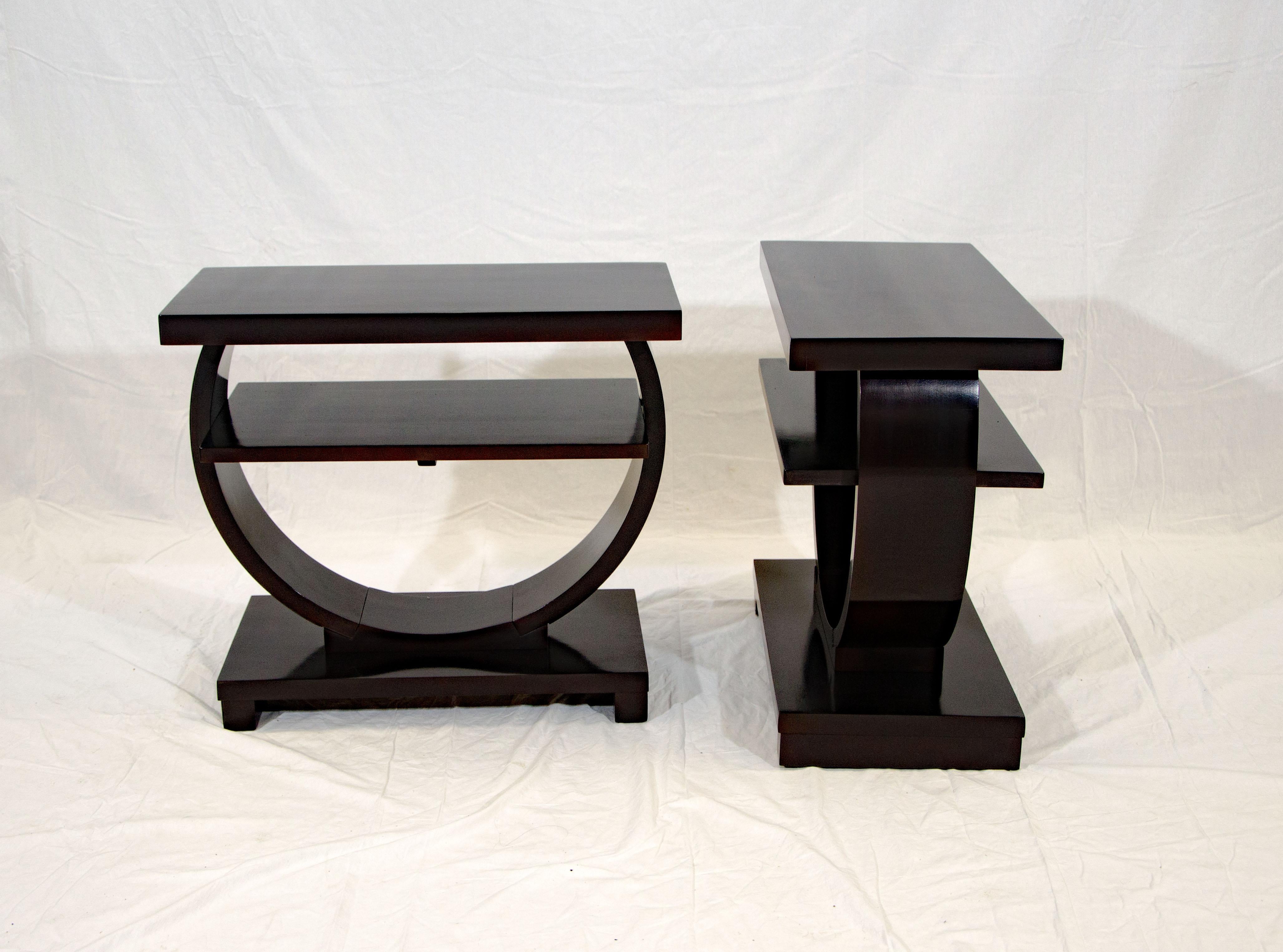 Art Deco Coffee Table and Two End Tables, Set of Three 6