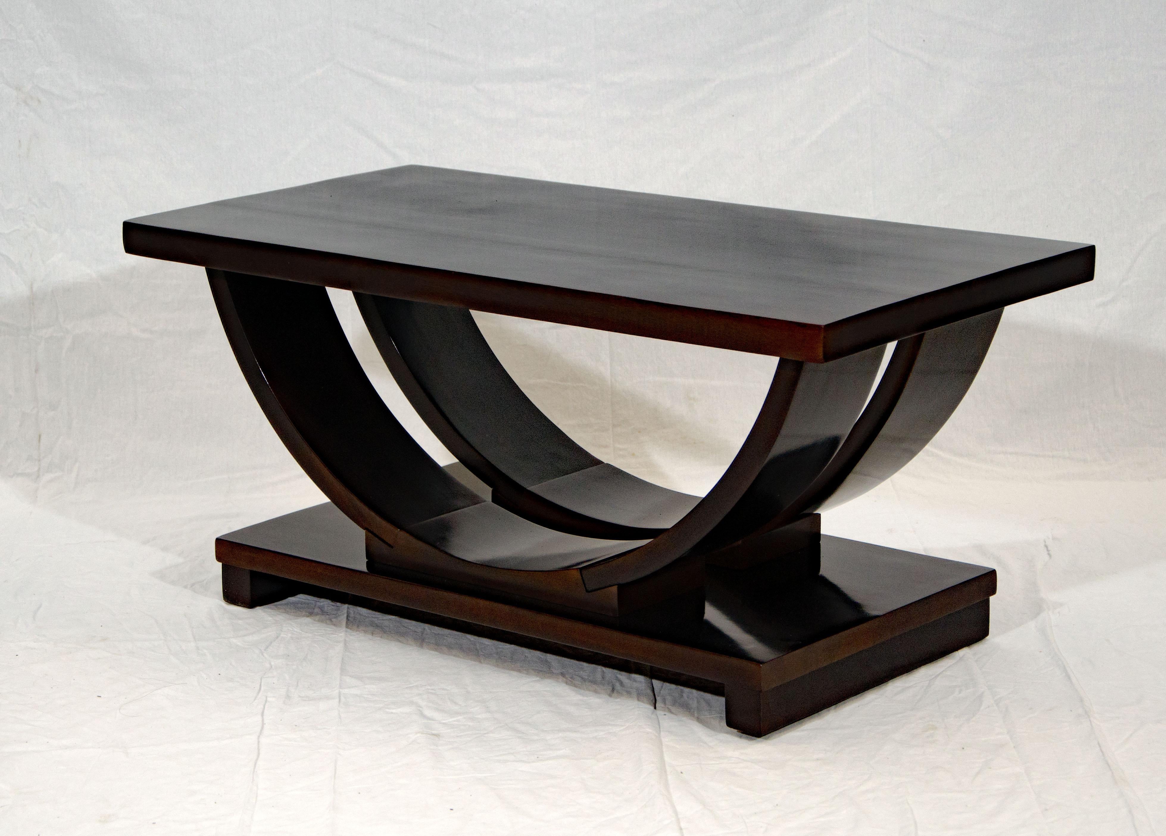 Art Deco Coffee Table and Two End Tables, Set of Three In Good Condition In Crockett, CA