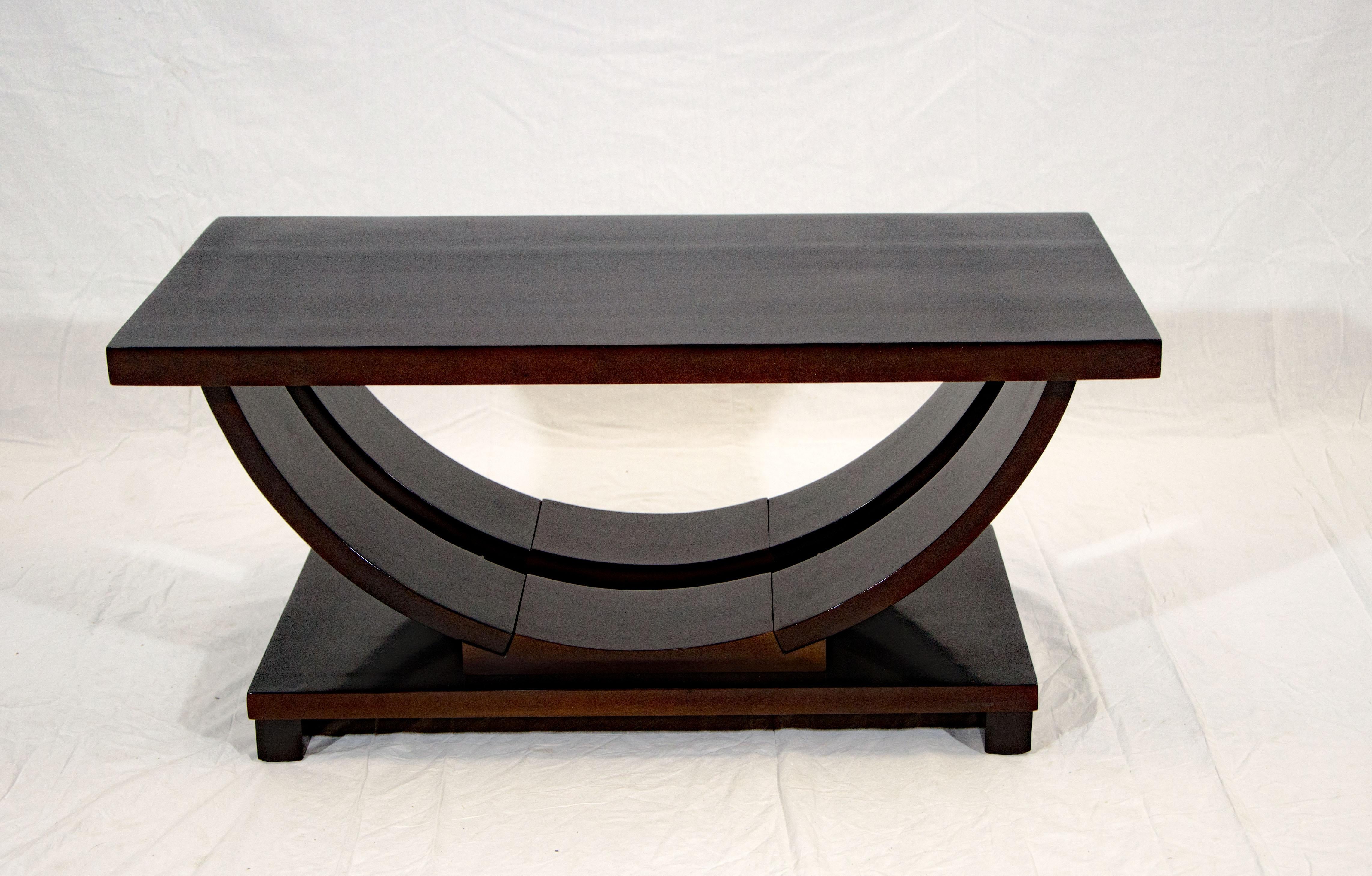 20th Century Art Deco Coffee Table and Two End Tables, Set of Three