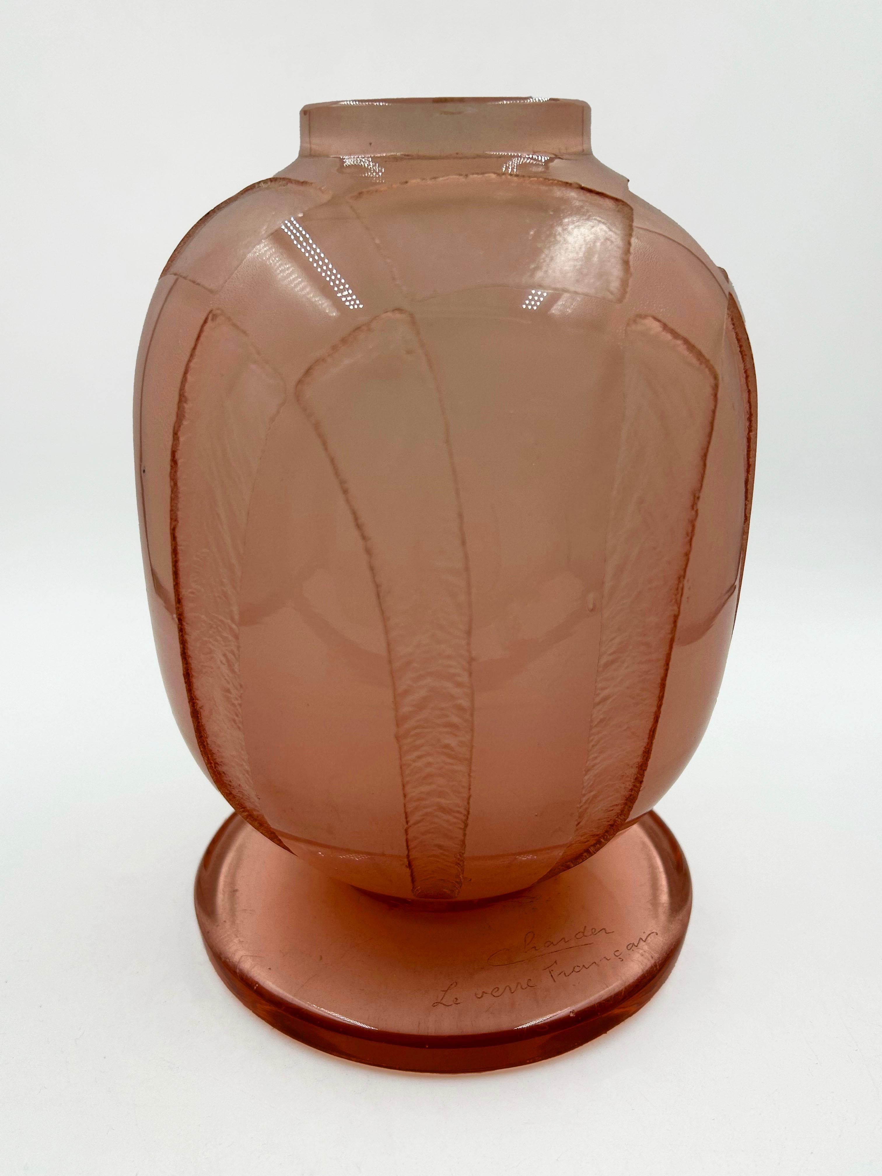 Art Déco Vaso cognac Art Deco di Charder in vendita