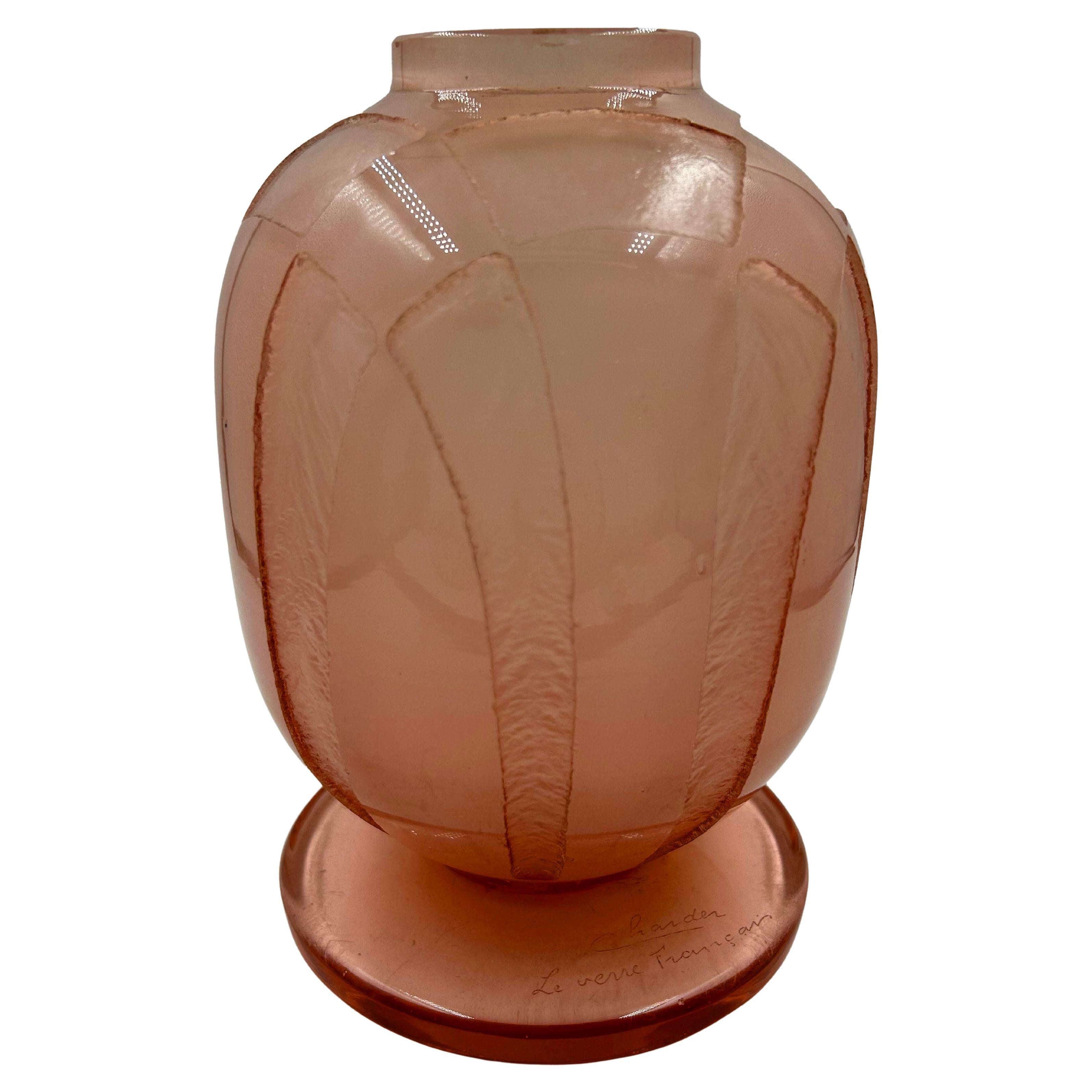 Art Deco cognac vase by Charder