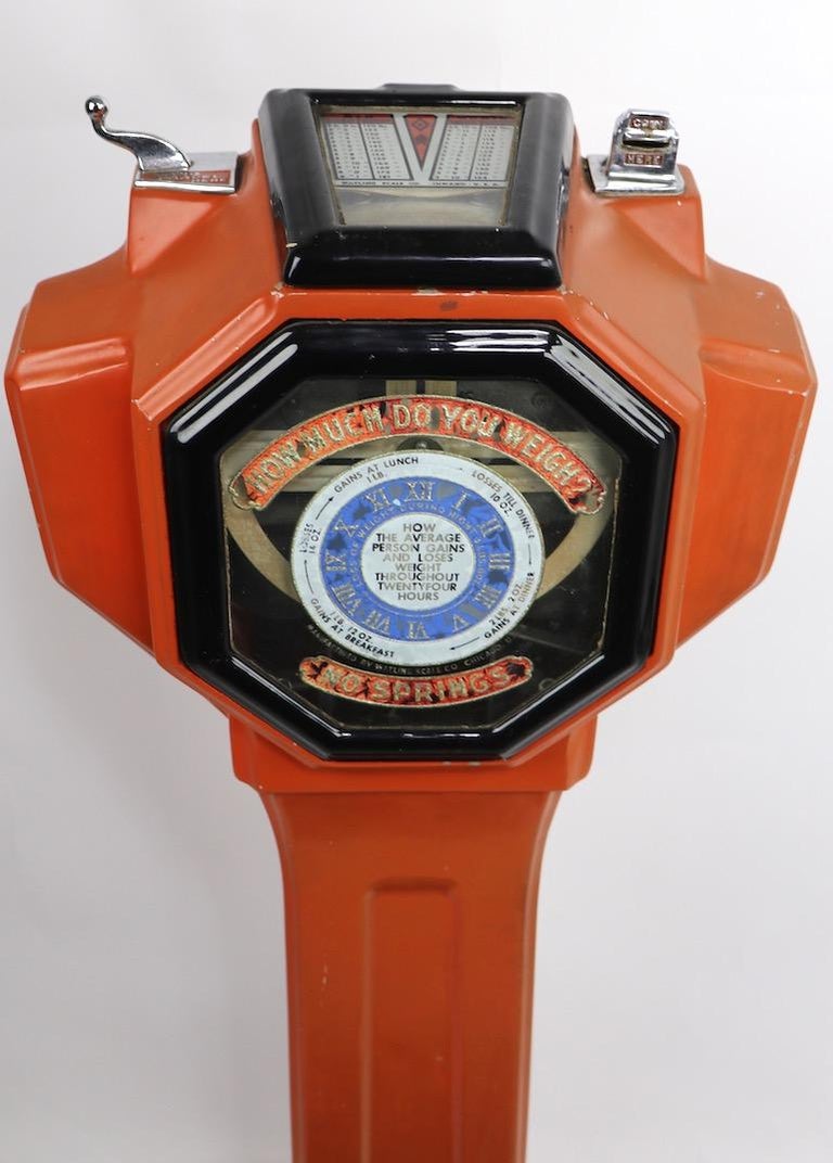 Art Deco Coin Operated Scale by Watling of Chicago For Sale at 1stDibs ...