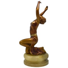 Art Deco Cold Painted Figural Dancer, circa 1930