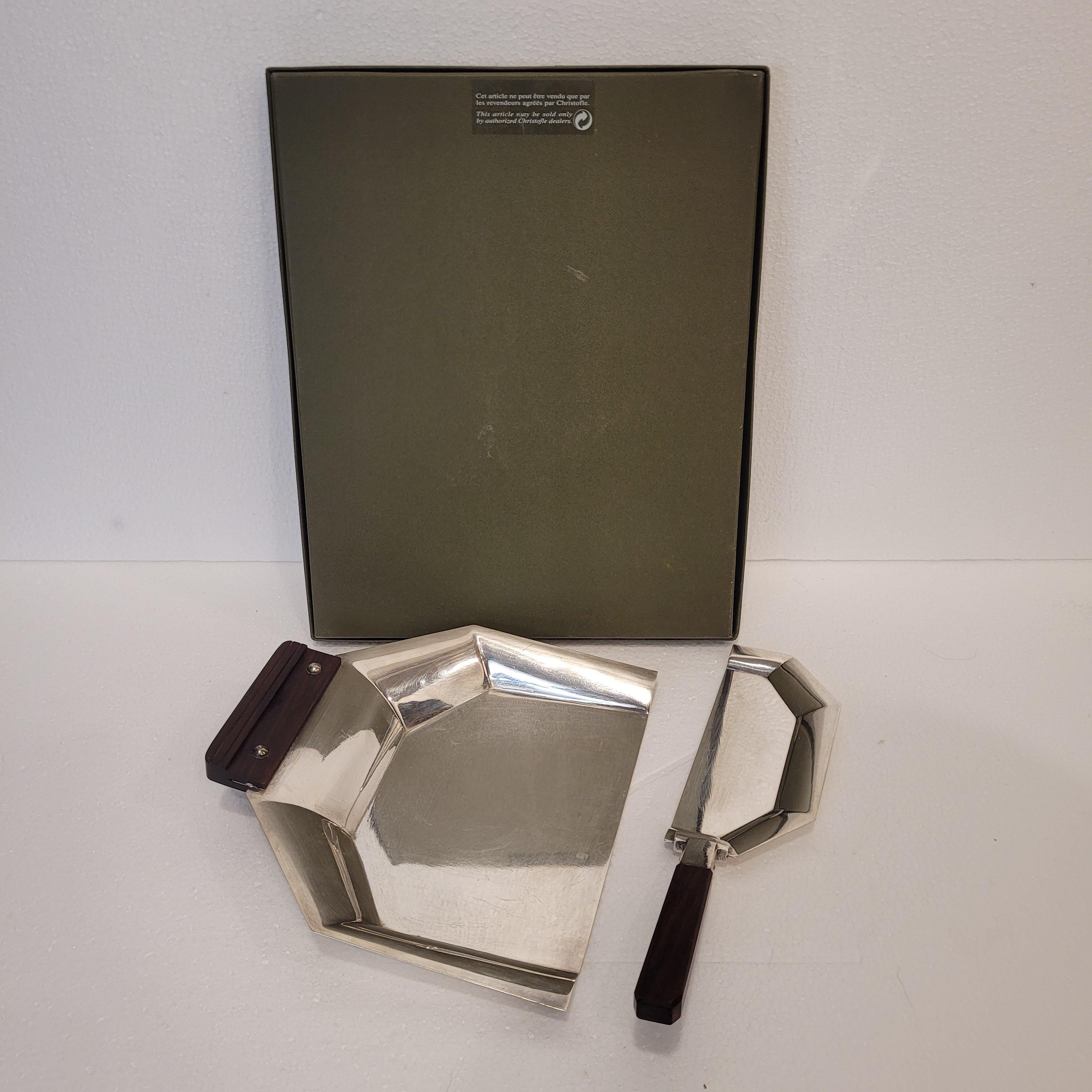 Art Deco Collect migas, Crumb sweeper  Christofle Francia alfenide im Angebot 3
