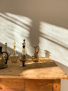 Colección Art Decó de 10 Decantadores Escultura Suecia Años 20