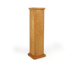 Art Deco Column in Karelian Birch, c1925