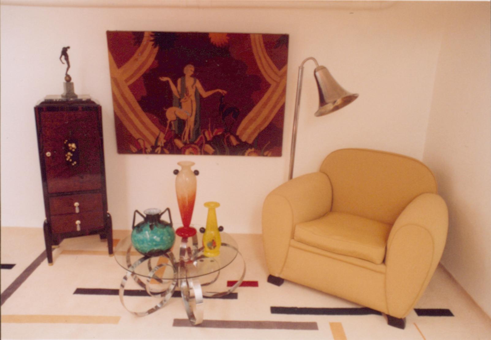 Colonna Art Déco con cassetti e ripiani, 1930, Francia in vendita 11