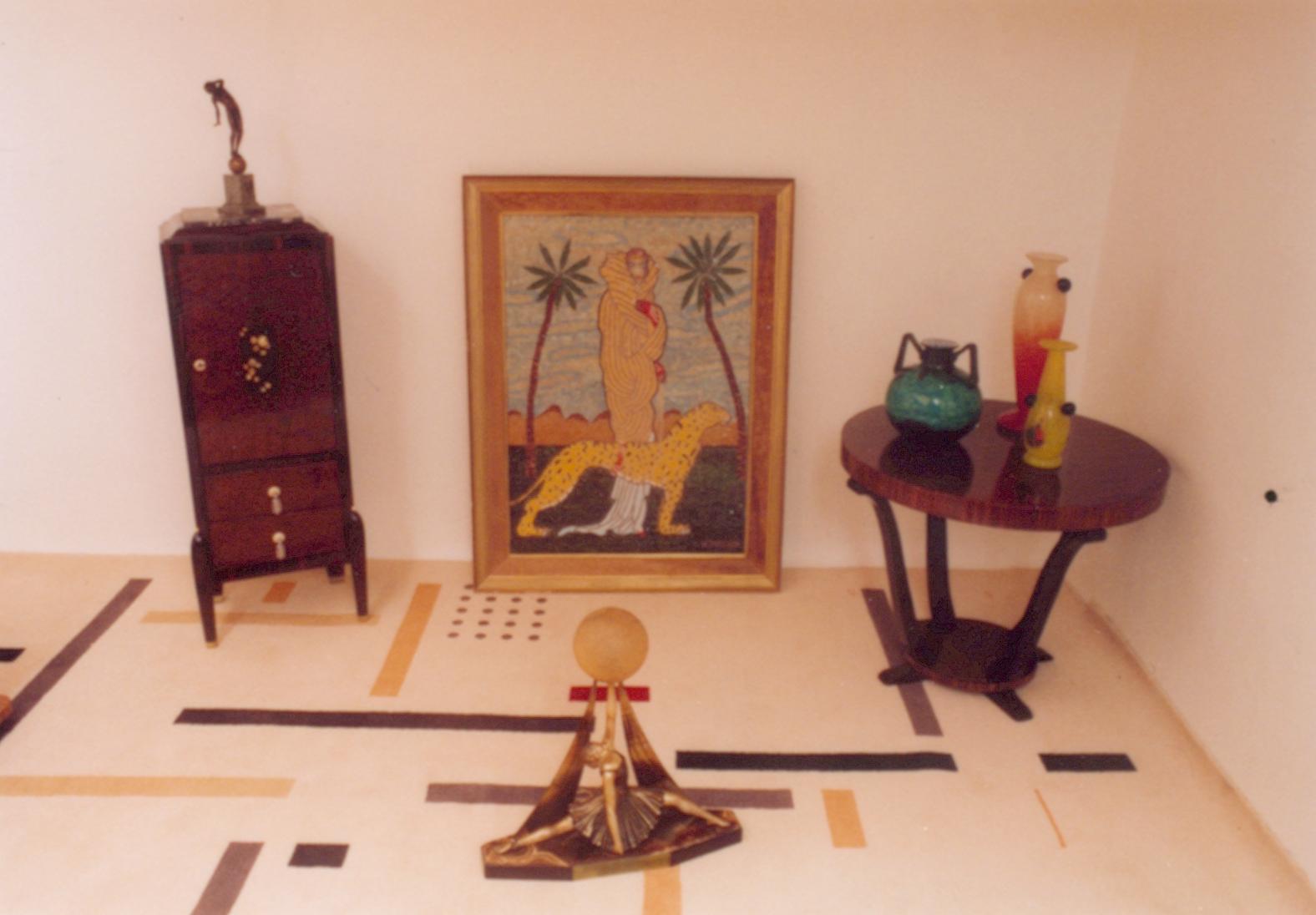 Colonna Art Déco con cassetti e ripiani, 1930, Francia in vendita 12