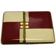 Vintage Art Deco Combination Compact by Richard Hudnut