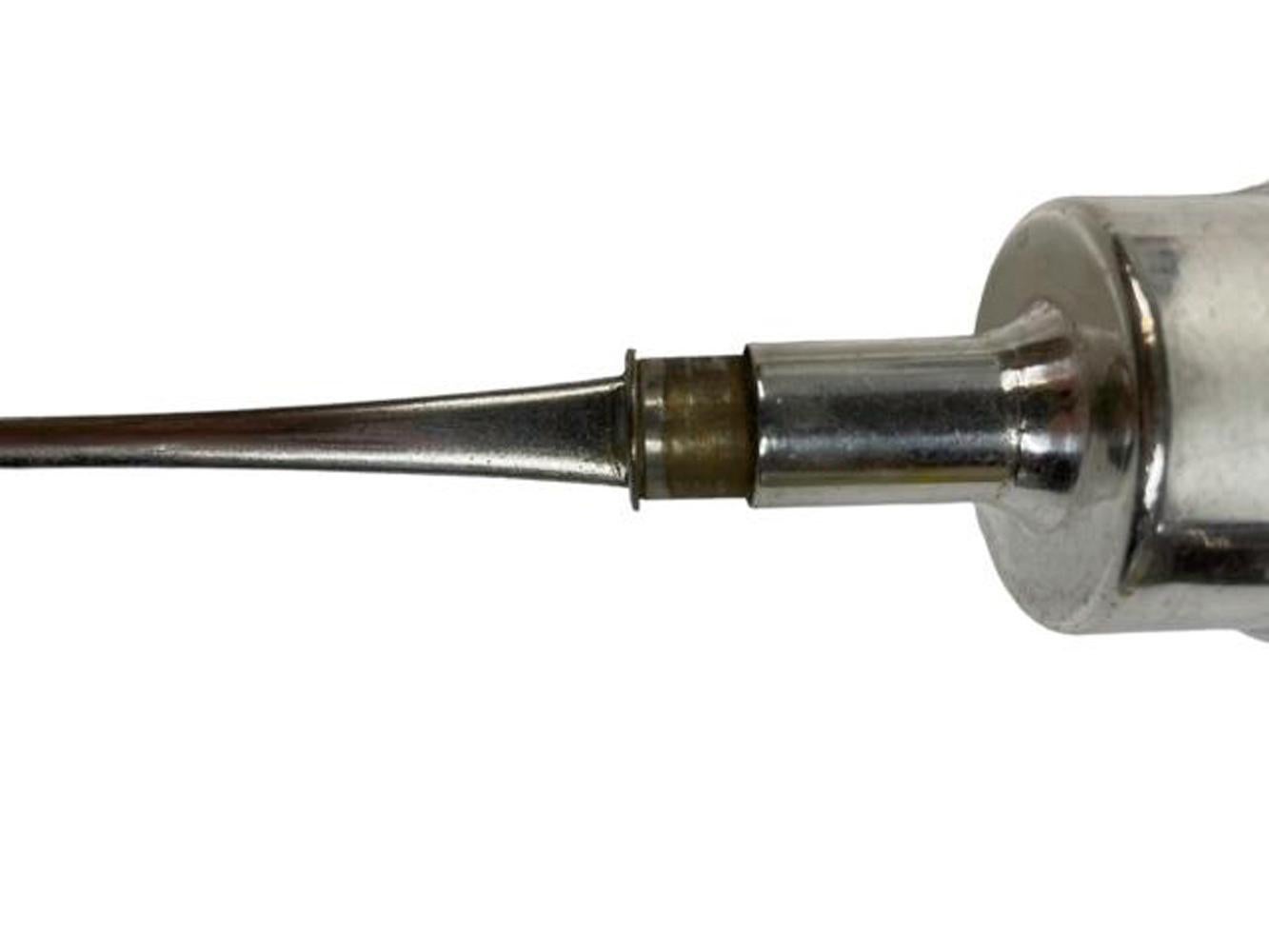 Art Deco Combination Mechanical Jogger / Steiglöffel in versilberter Platte von Napier (amerikanisch) im Angebot